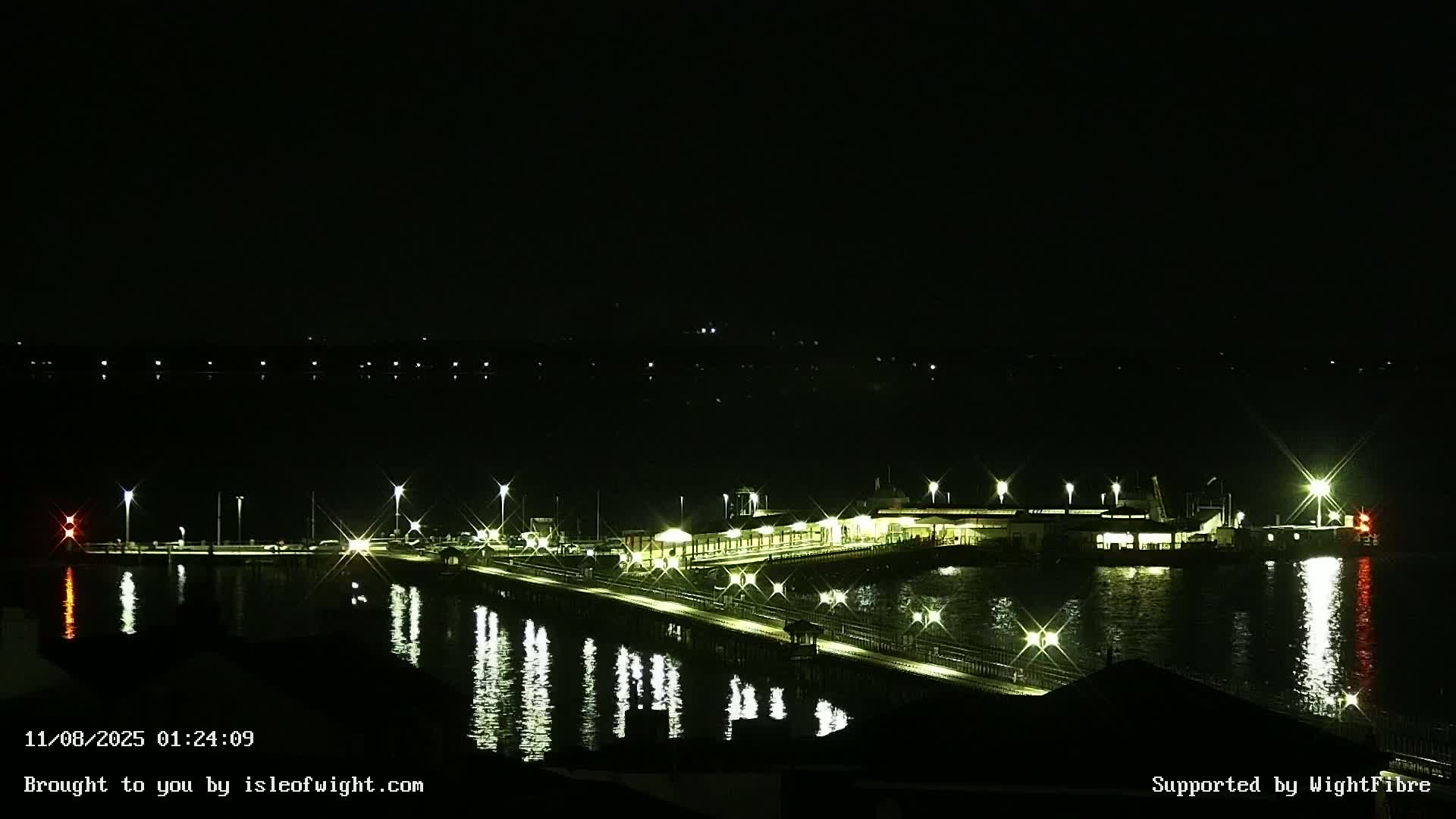 Ryde Pier & Island Line Railway Skyline Live Cam -Isle Of Wight, South East, England, United Kingdom 