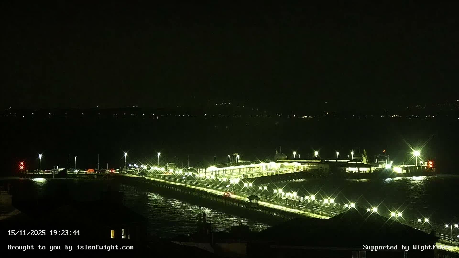 Ryde Pier & Island Line Railway Skyline Live Cam -Isle Of Wight, South East, England, United Kingdom 