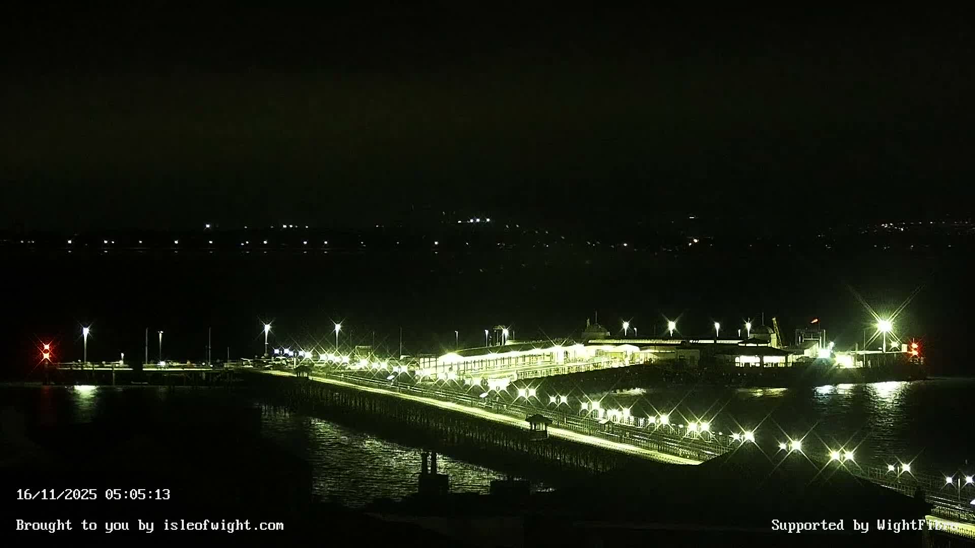 Ryde Pier & Island Line Railway Skyline Live Cam -Isle Of Wight, South East, England, United Kingdom 