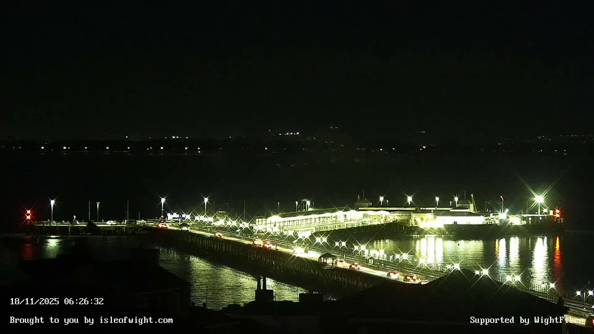 Ryde Pier & Island Line Railway Skyline Live Cam -Isle Of Wight, South East, England, United Kingdom 