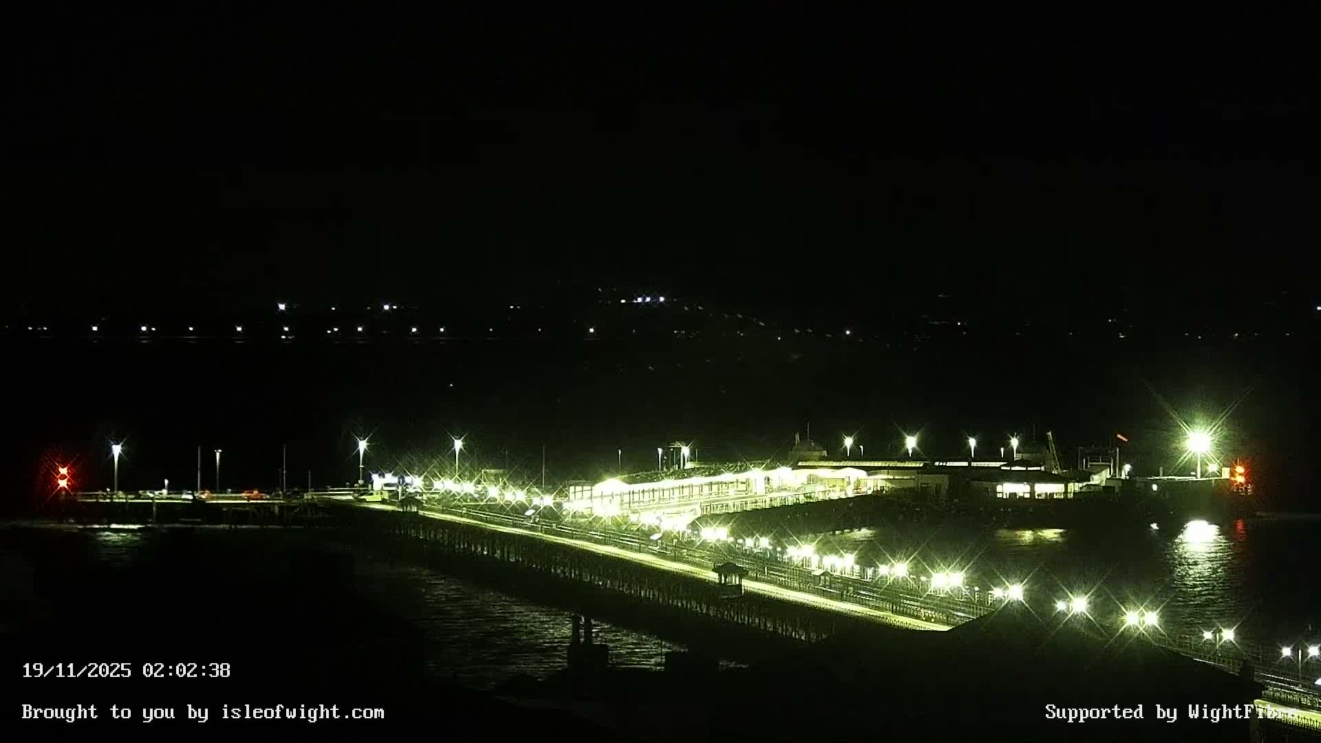 Ryde Pier & Island Line Railway Skyline Live Cam -Isle Of Wight, South East, England, United Kingdom 