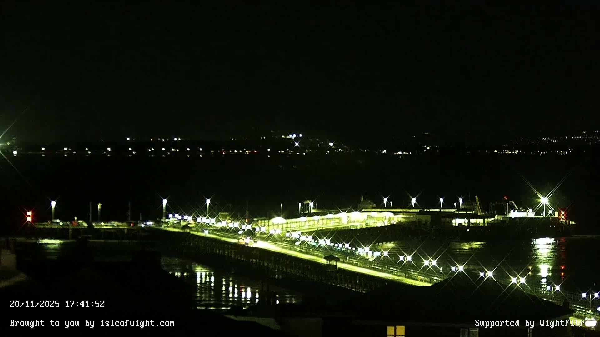 Ryde Pier & Island Line Railway Skyline Live Cam -Isle Of Wight, South East, England, United Kingdom 