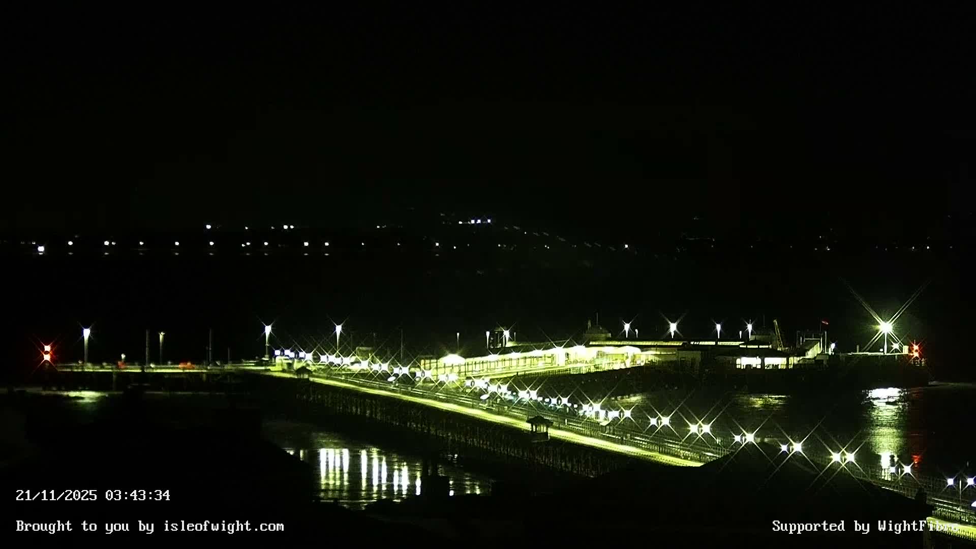 Ryde Pier & Island Line Railway Skyline Live Cam -Isle Of Wight, South East, England, United Kingdom 