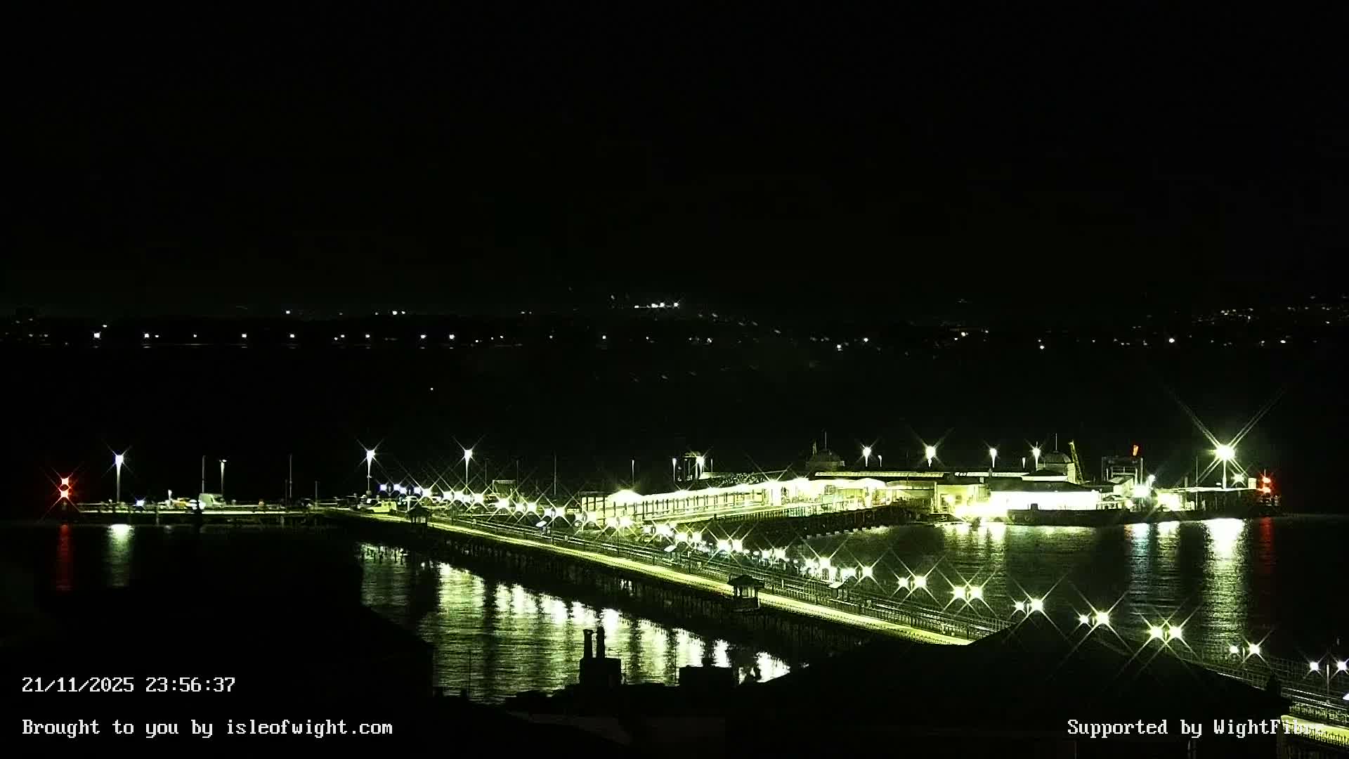 Ryde Pier & Island Line Railway Skyline Live Cam -Isle Of Wight, South East, England, United Kingdom 