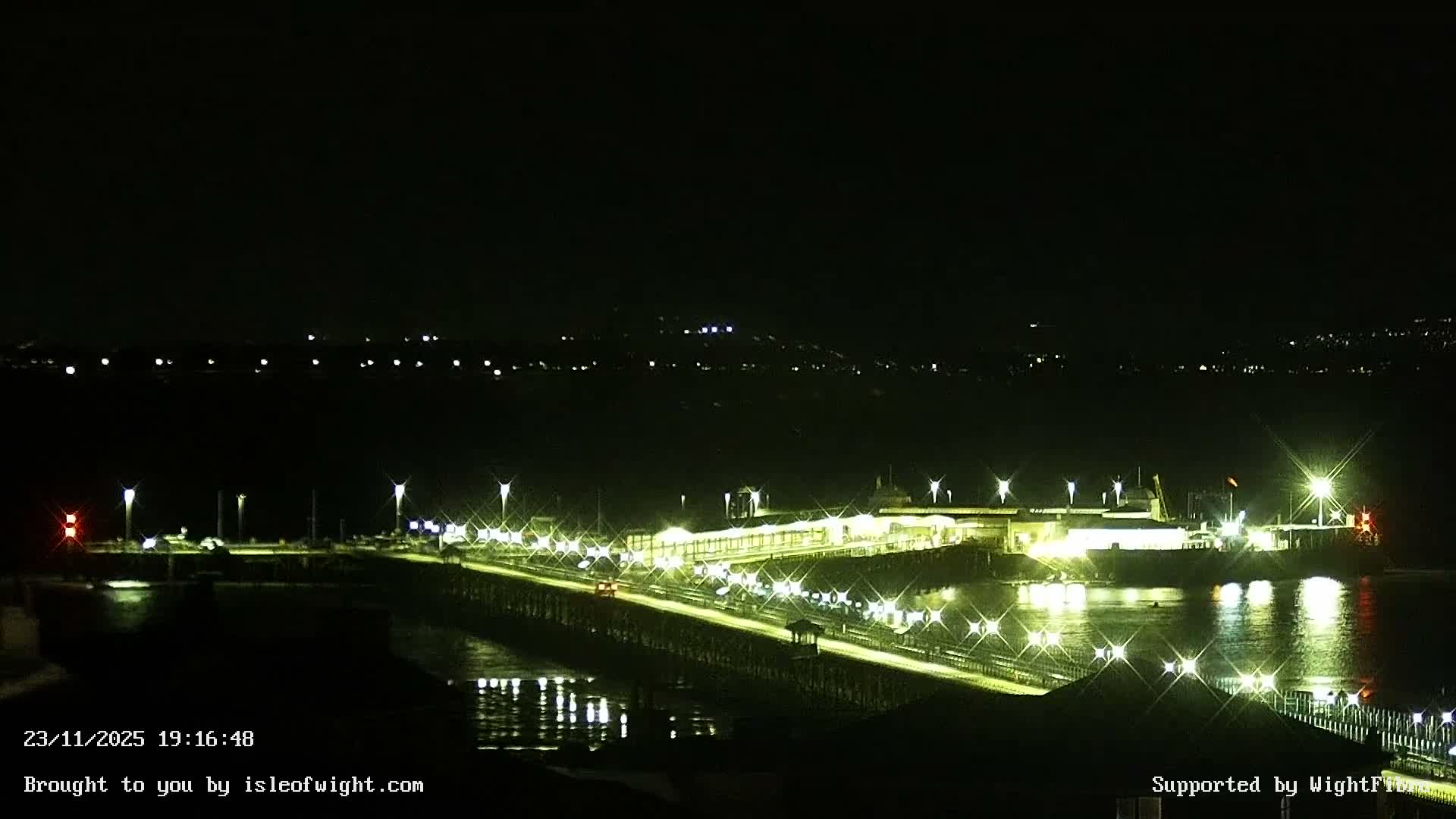 Ryde Pier & Island Line Railway Skyline Live Cam -Isle Of Wight, South East, England, United Kingdom 