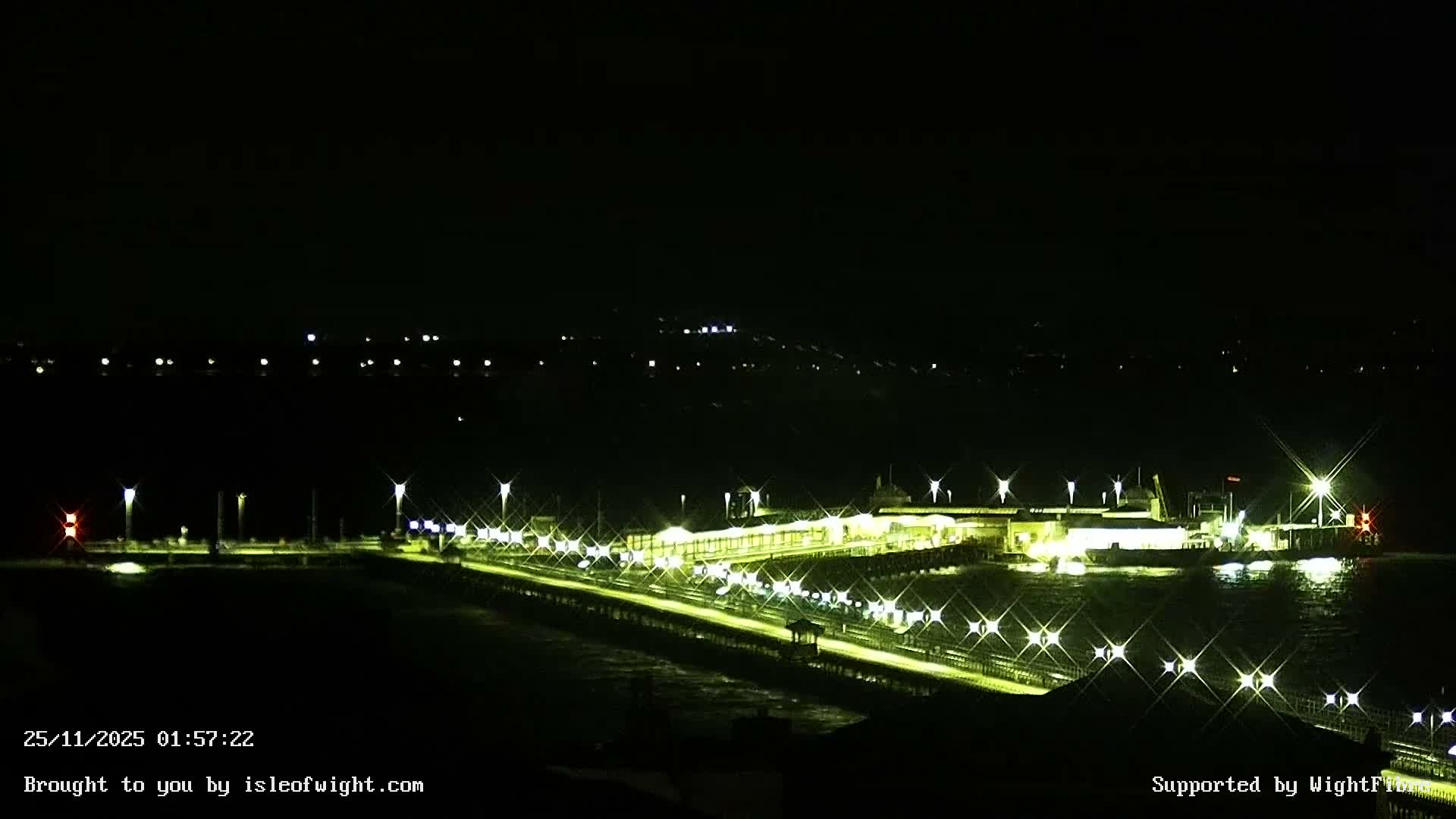 Ryde Pier & Island Line Railway Skyline Live Cam -Isle Of Wight, South East, England, United Kingdom 
