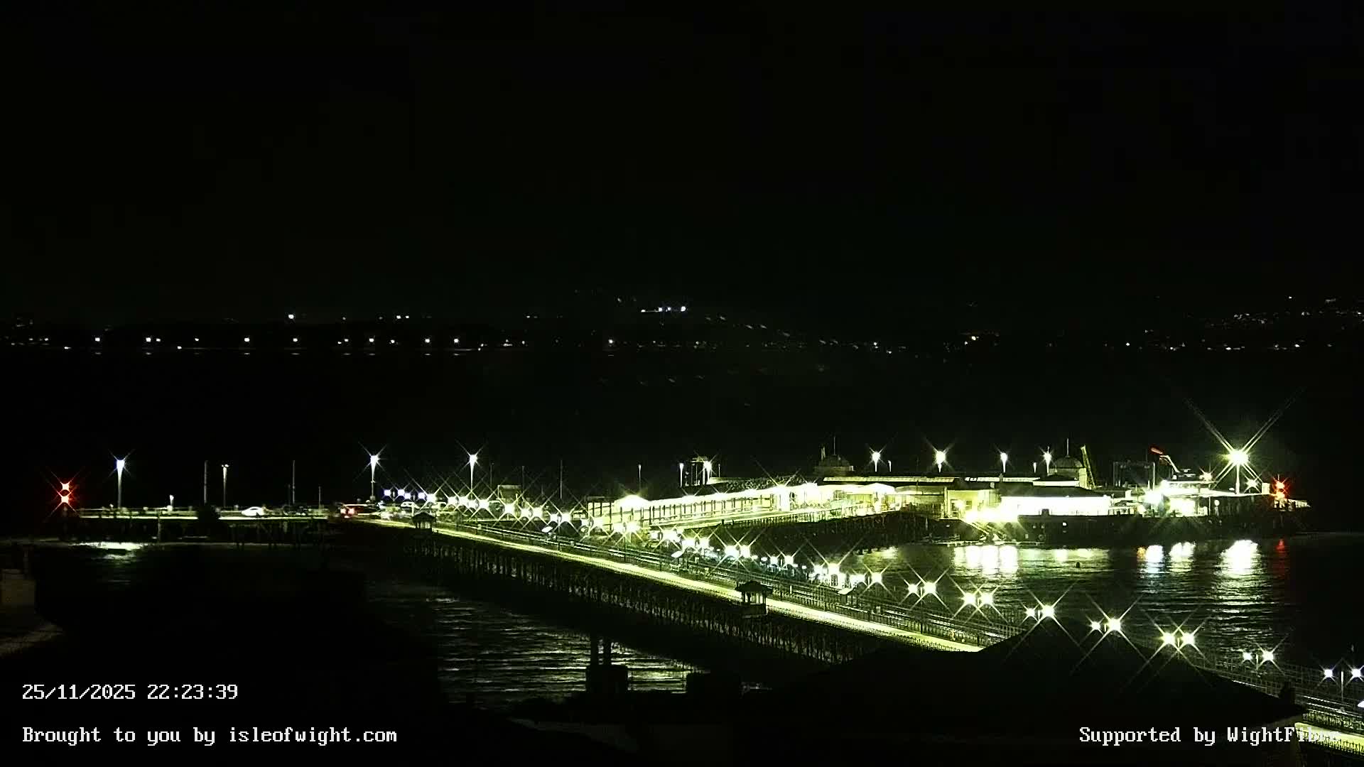Ryde Pier & Island Line Railway Skyline Live Cam -Isle Of Wight, South East, England, United Kingdom 