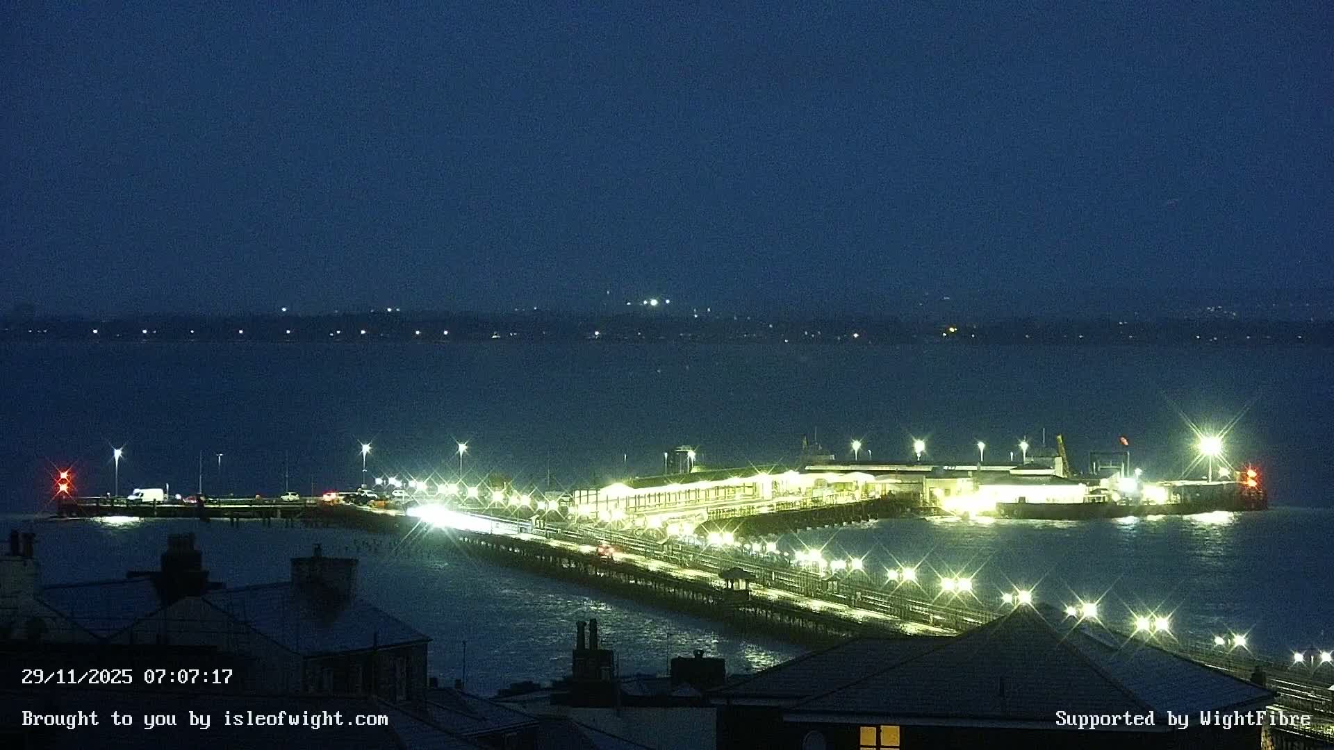 Ryde Pier & Island Line Railway Skyline Live Cam -Isle Of Wight, South East, England, United Kingdom 