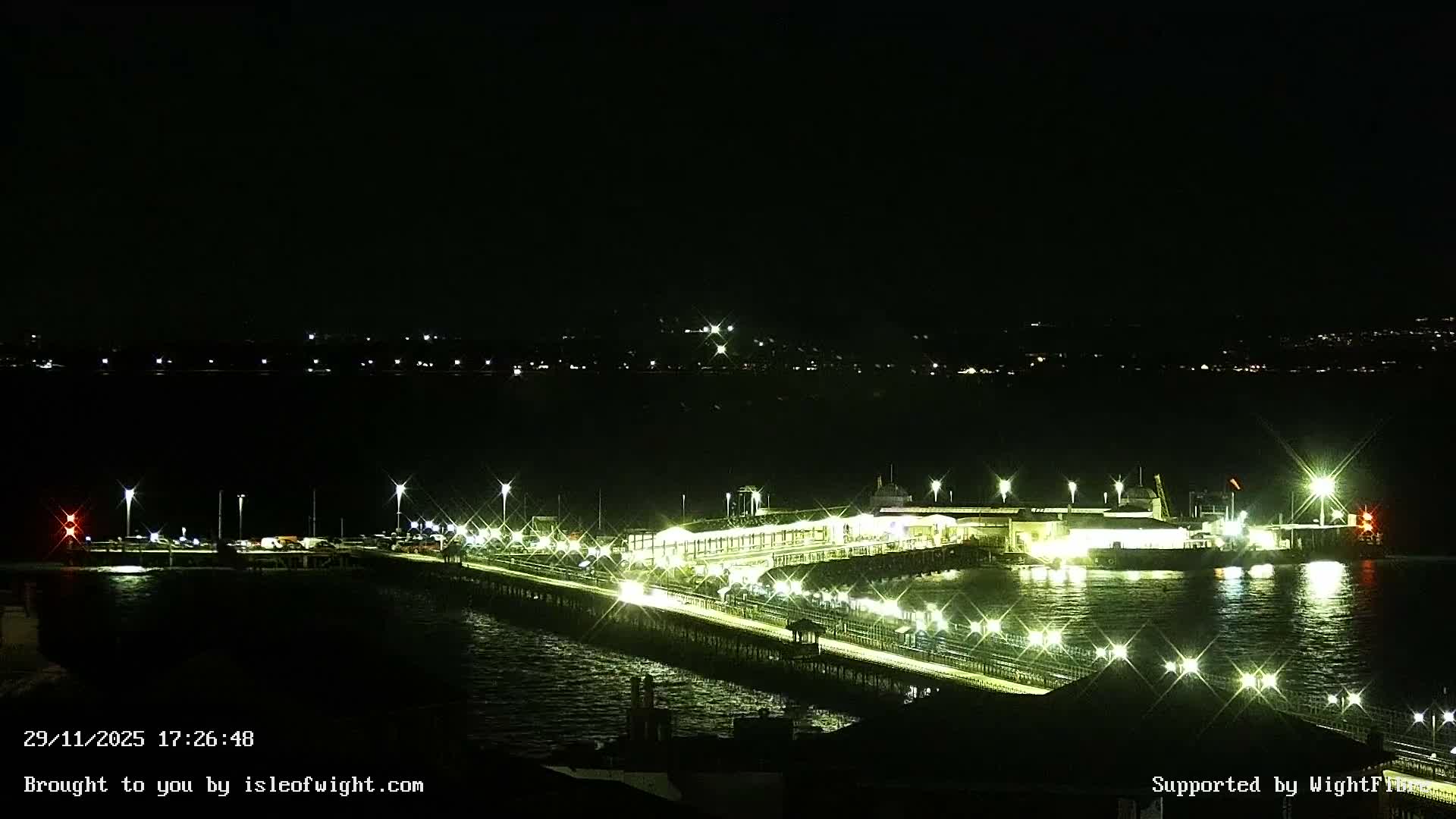 Ryde Pier & Island Line Railway Skyline Live Cam -Isle Of Wight, South East, England, United Kingdom 