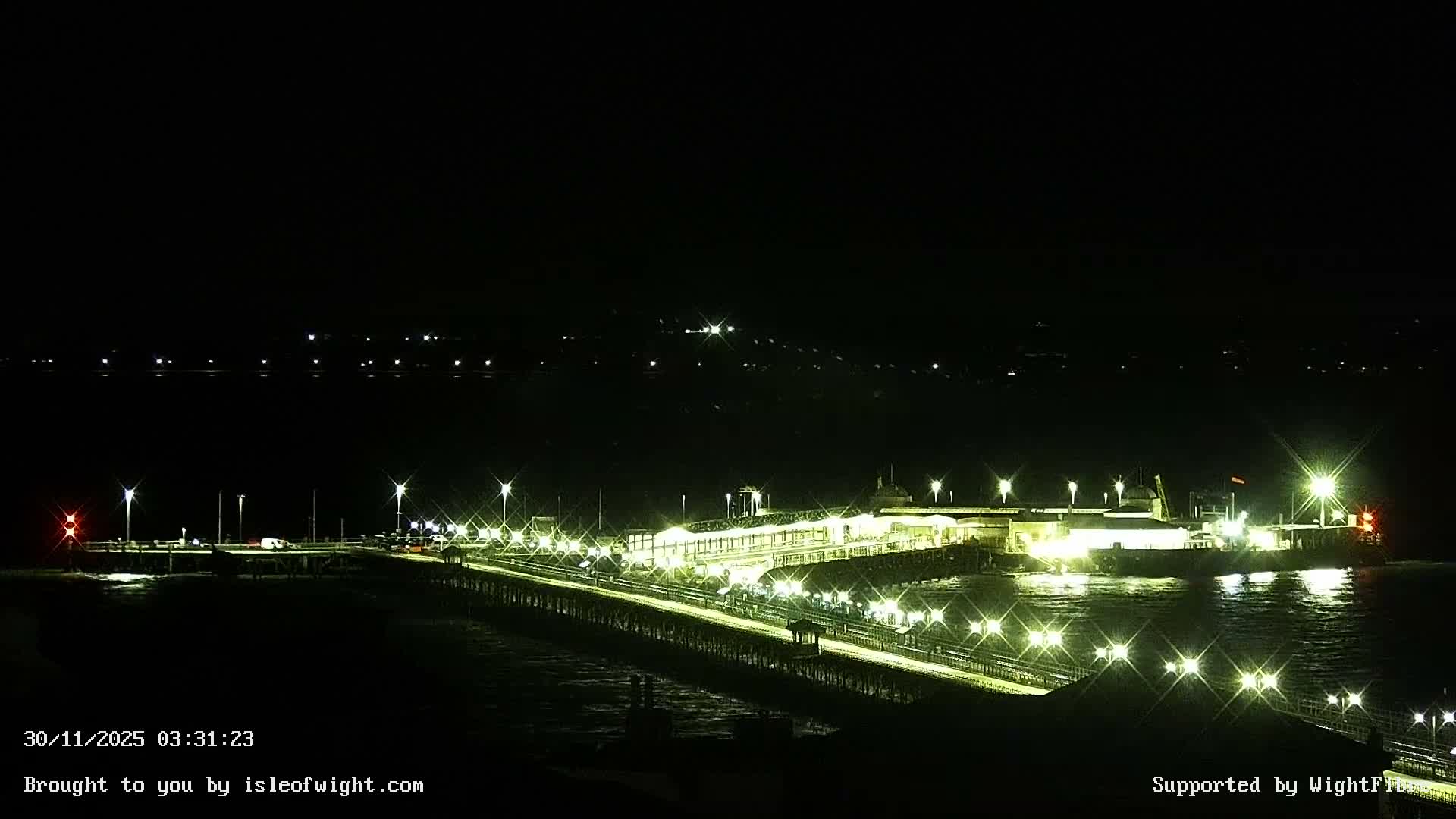 Ryde Pier & Island Line Railway Skyline Live Cam -Isle Of Wight, South East, England, United Kingdom 