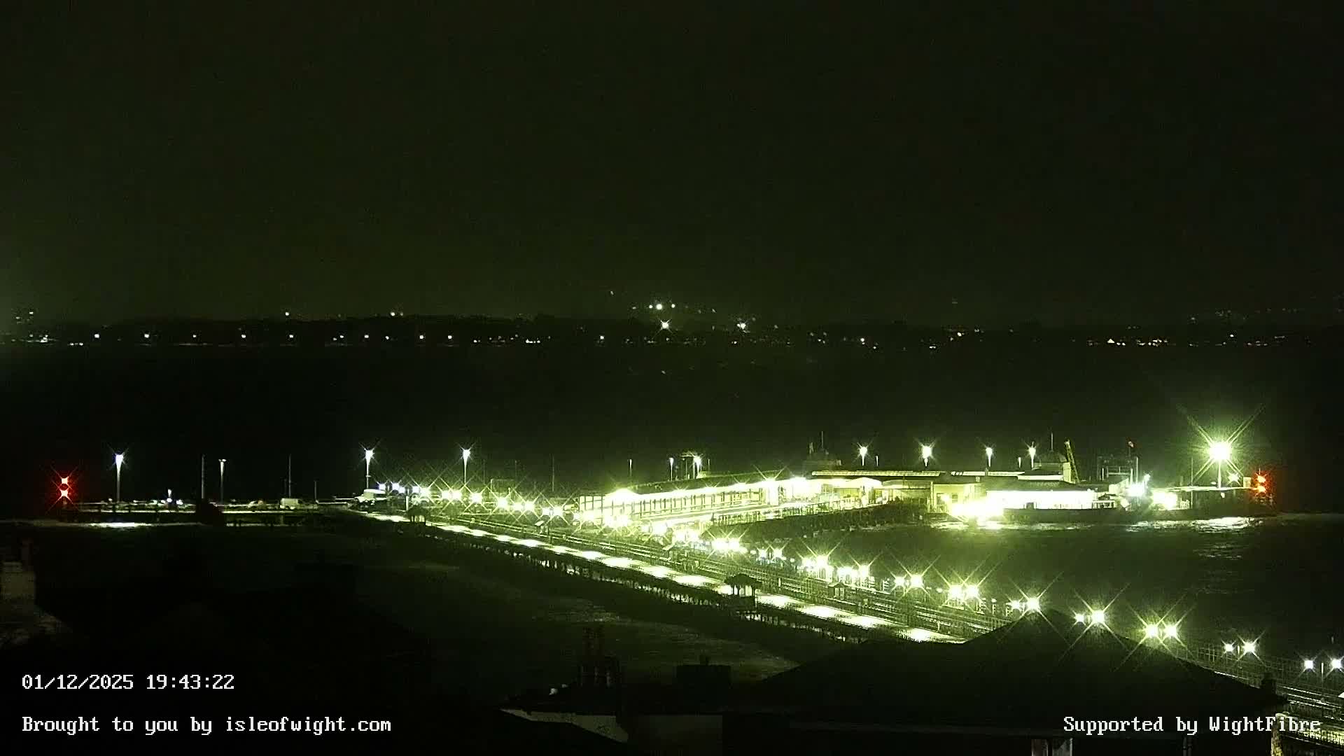 Ryde Pier & Island Line Railway Skyline Live Cam -Isle Of Wight, South East, England, United Kingdom 