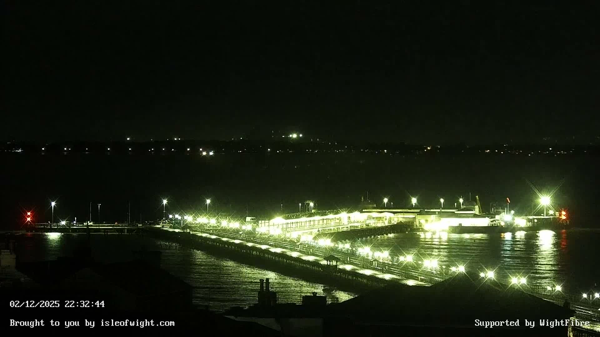Ryde Pier & Island Line Railway Skyline Live Cam -Isle Of Wight, South East, England, United Kingdom 