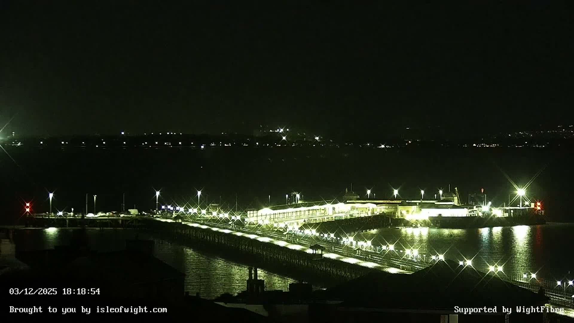 Ryde Pier & Island Line Railway Skyline Live Cam -Isle Of Wight, South East, England, United Kingdom 