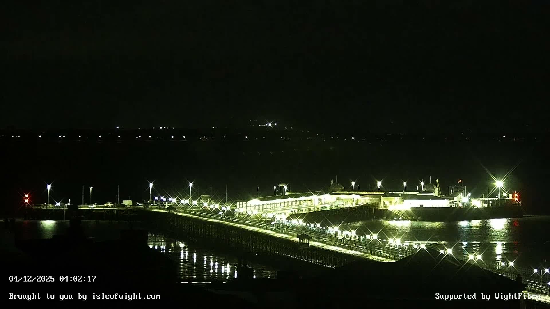 Ryde Pier & Island Line Railway Skyline Live Cam -Isle Of Wight, South East, England, United Kingdom 