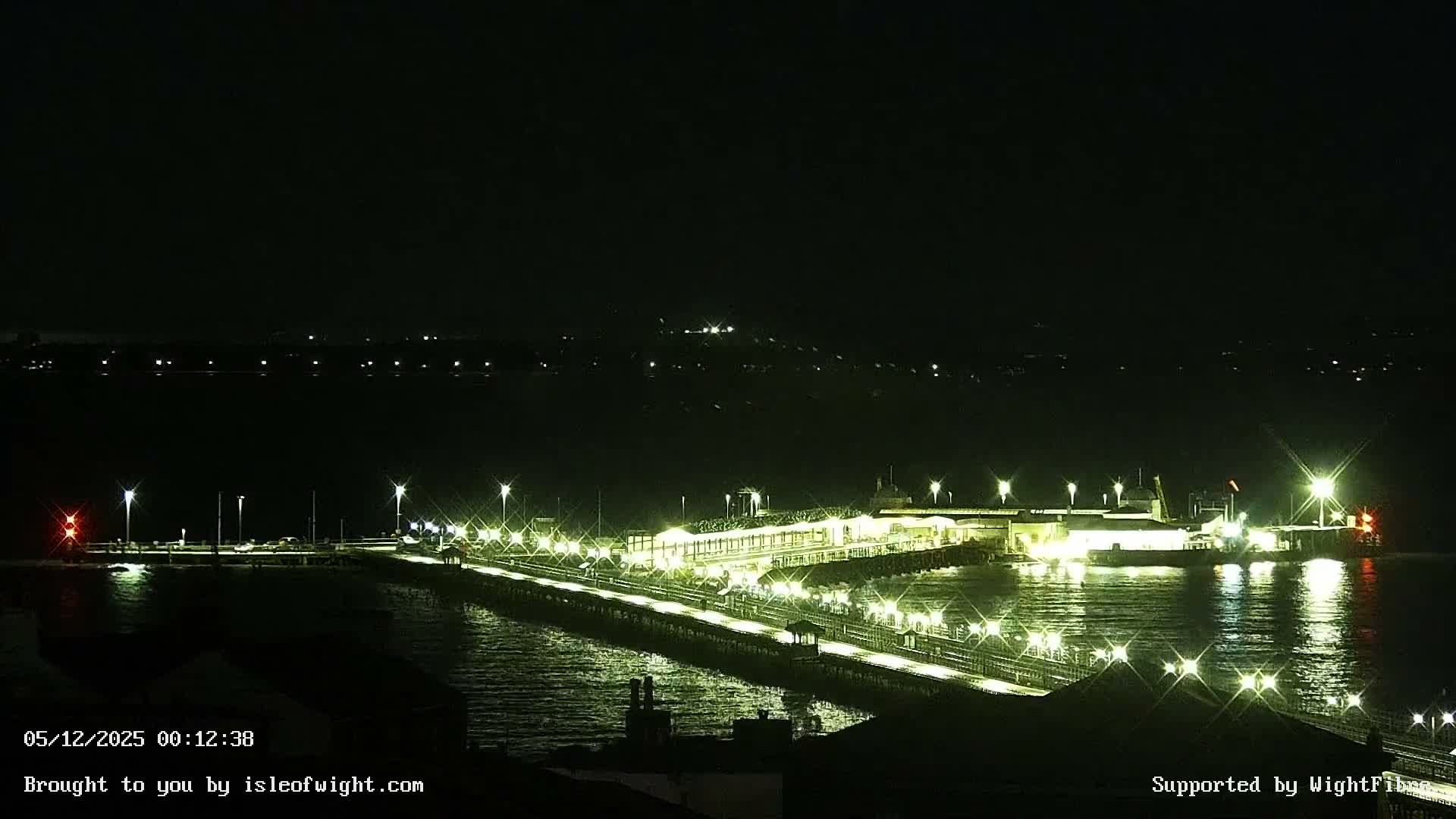 Ryde Pier & Island Line Railway Skyline Live Cam -Isle Of Wight, South East, England, United Kingdom 