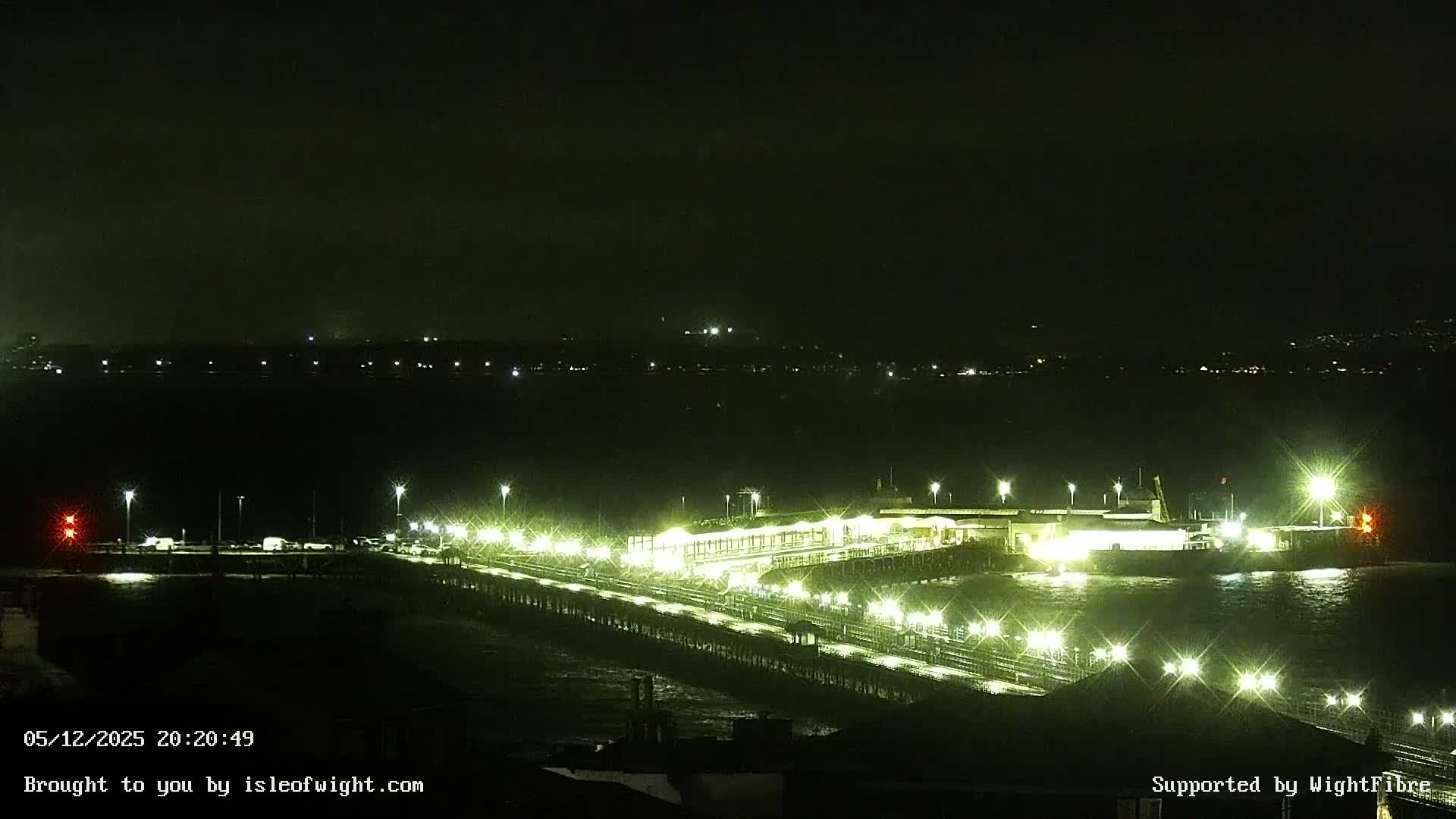 Ryde Pier & Island Line Railway Skyline Live Cam -Isle Of Wight, South East, England, United Kingdom 