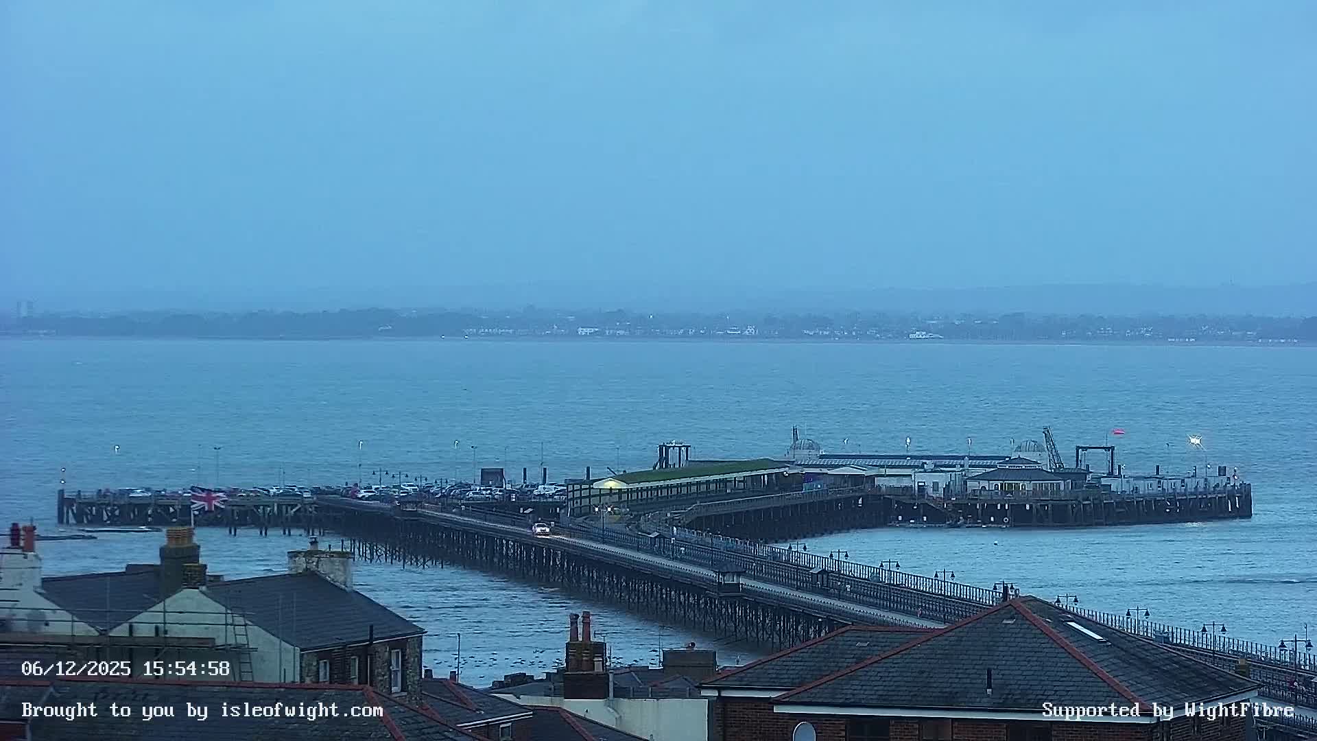 Ryde Pier & Island Line Railway Skyline Live Cam -Isle Of Wight, South East, England, United Kingdom 
