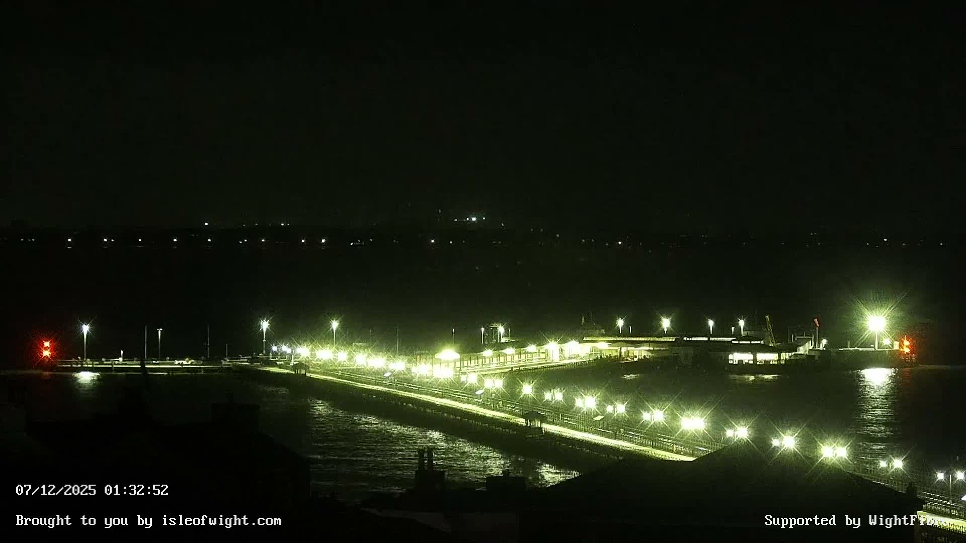 Ryde Pier & Island Line Railway Skyline Live Cam -Isle Of Wight, South East, England, United Kingdom 