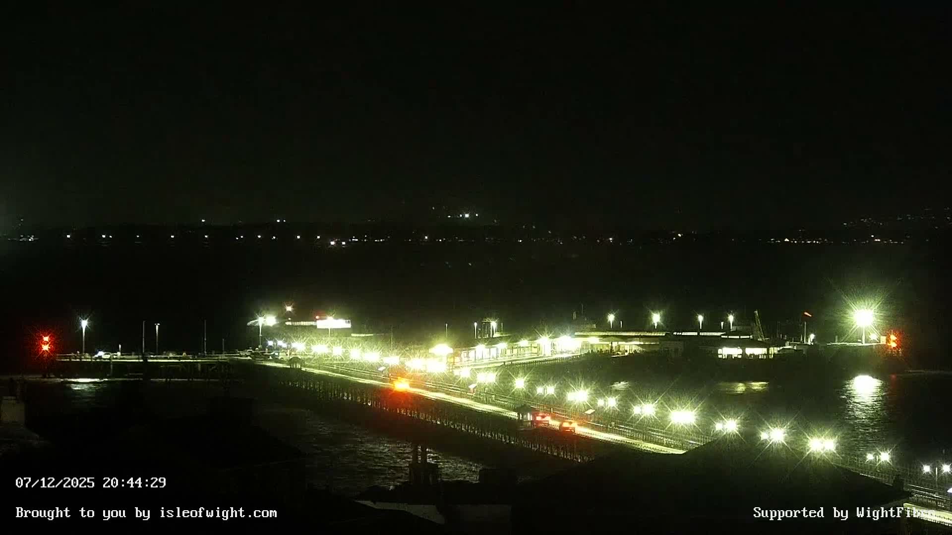Ryde Pier & Island Line Railway Skyline Live Cam -Isle Of Wight, South East, England, United Kingdom 