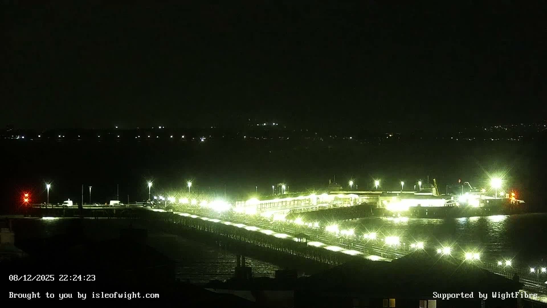 Ryde Pier & Island Line Railway Skyline Live Cam -Isle Of Wight, South East, England, United Kingdom 