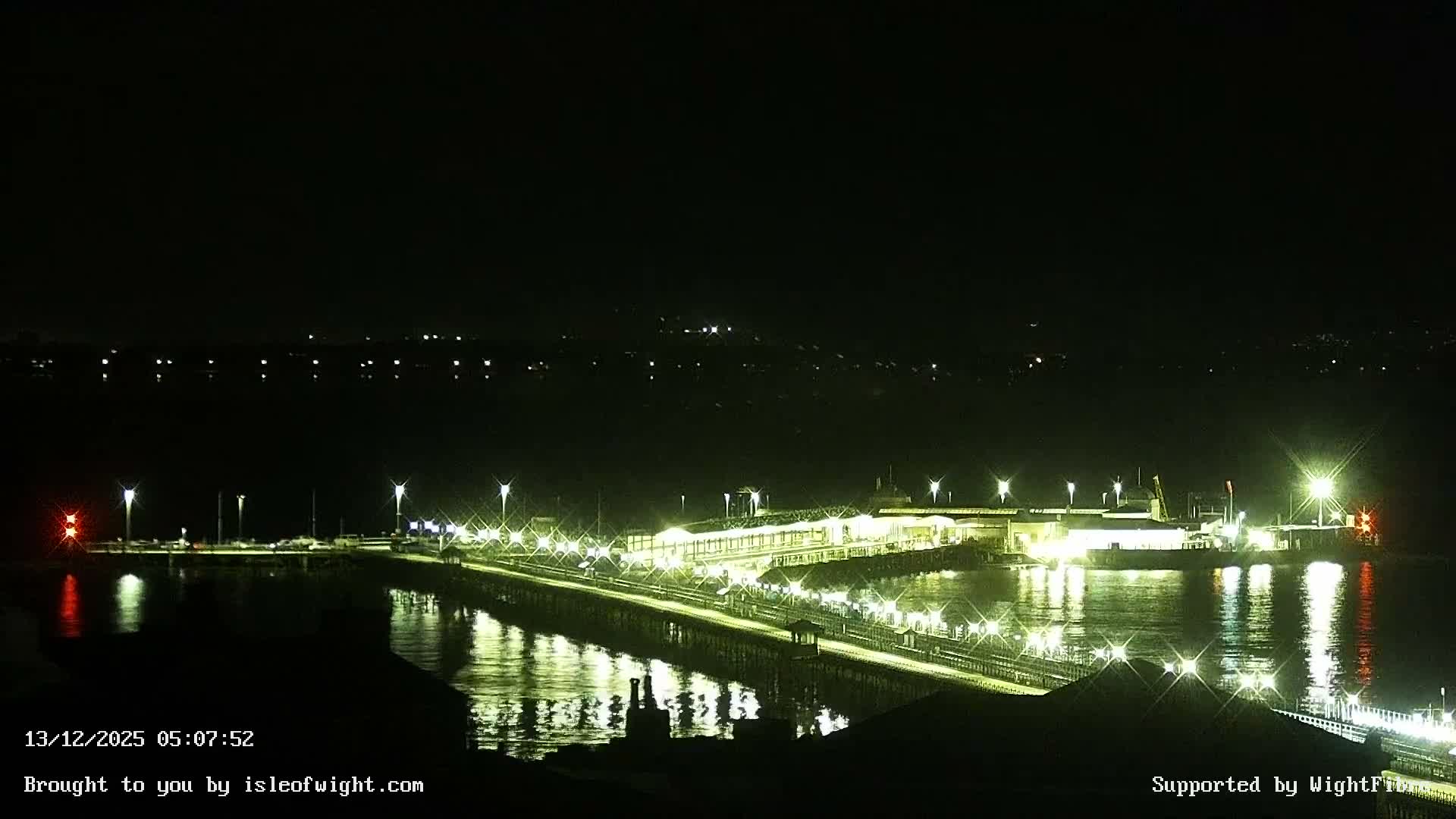 Ryde Pier & Island Line Railway Skyline Live Cam -Isle Of Wight, South East, England, United Kingdom 