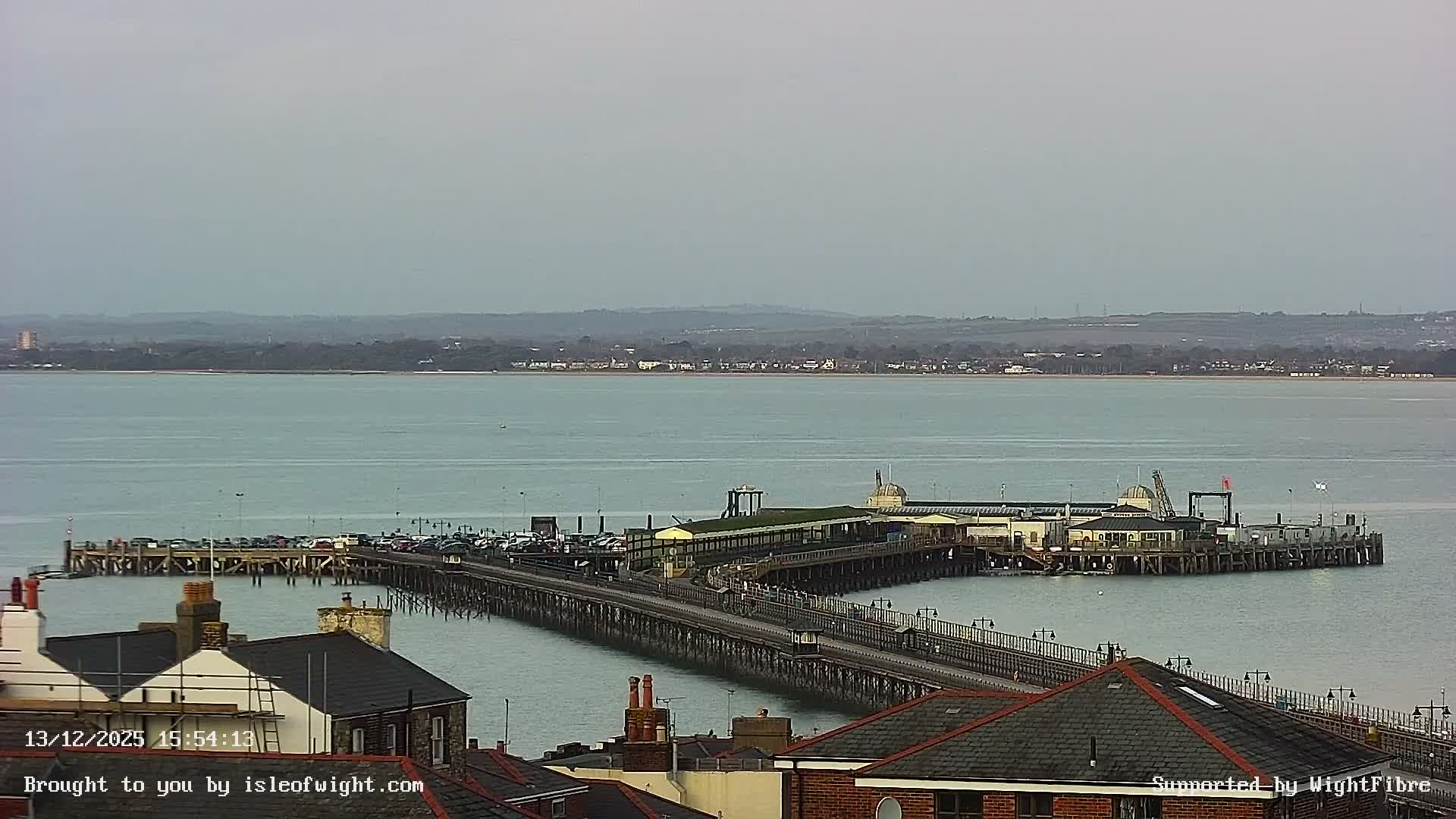 Ryde Pier & Island Line Railway Skyline Live Cam -Isle Of Wight, South East, England, United Kingdom 
