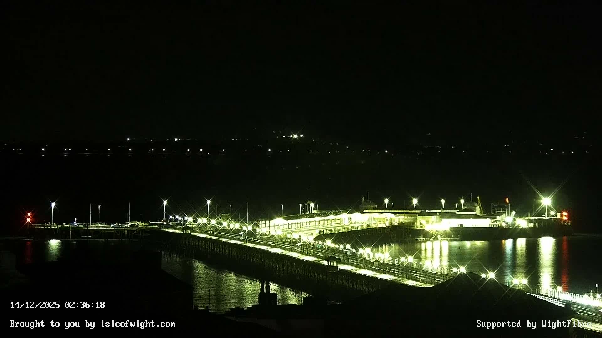 Ryde Pier & Island Line Railway Skyline Live Cam -Isle Of Wight, South East, England, United Kingdom 