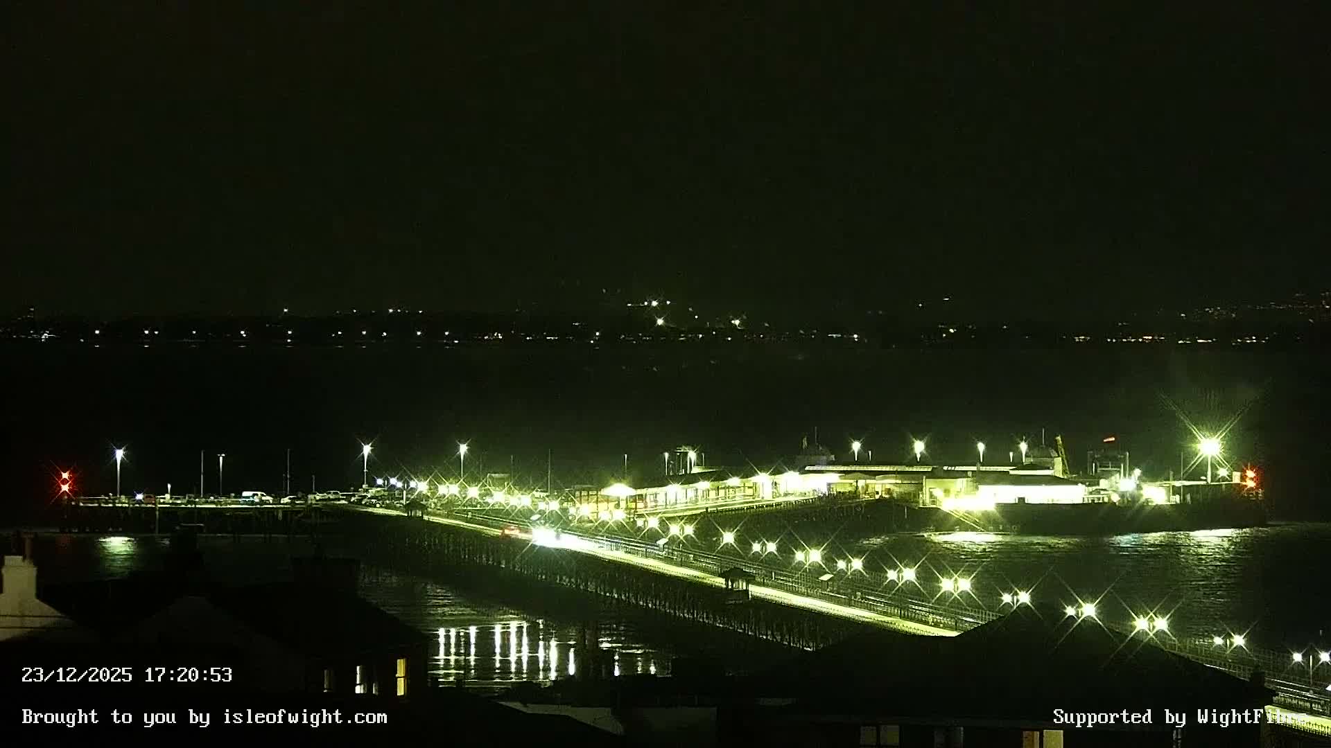 Ryde Pier & Island Line Railway Skyline Live Cam -Isle Of Wight, South East, England, United Kingdom 