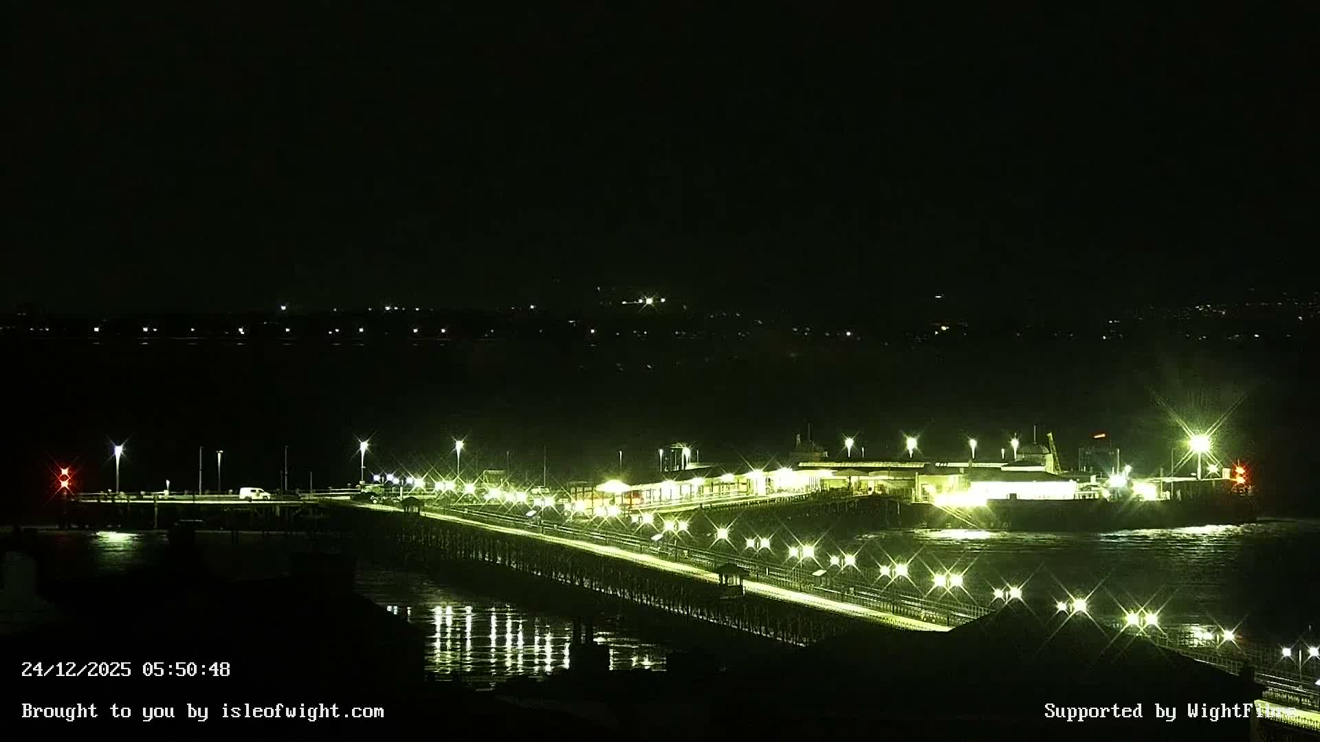 Ryde Pier & Island Line Railway Skyline Live Cam -Isle Of Wight, South East, England, United Kingdom 