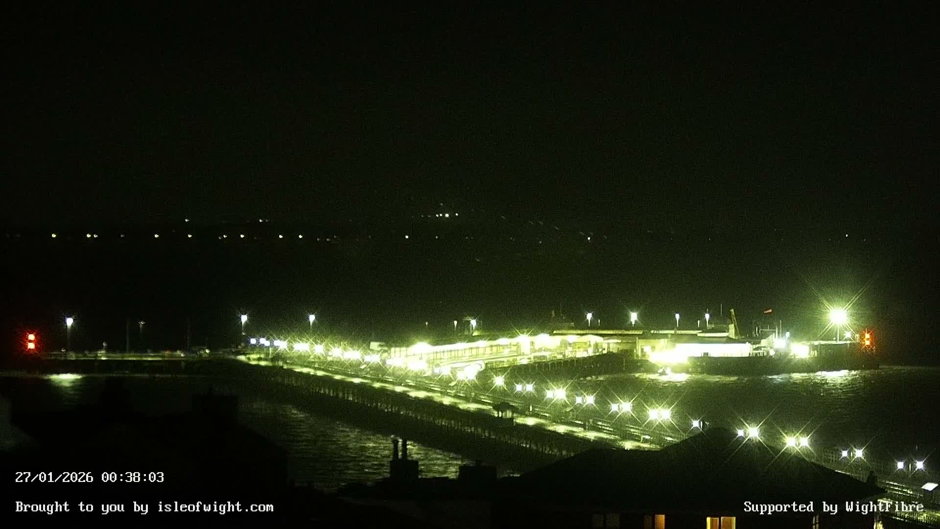 Ryde Pier & Island Line Railway Skyline Live Cam -Isle Of Wight, South East, England, United Kingdom 