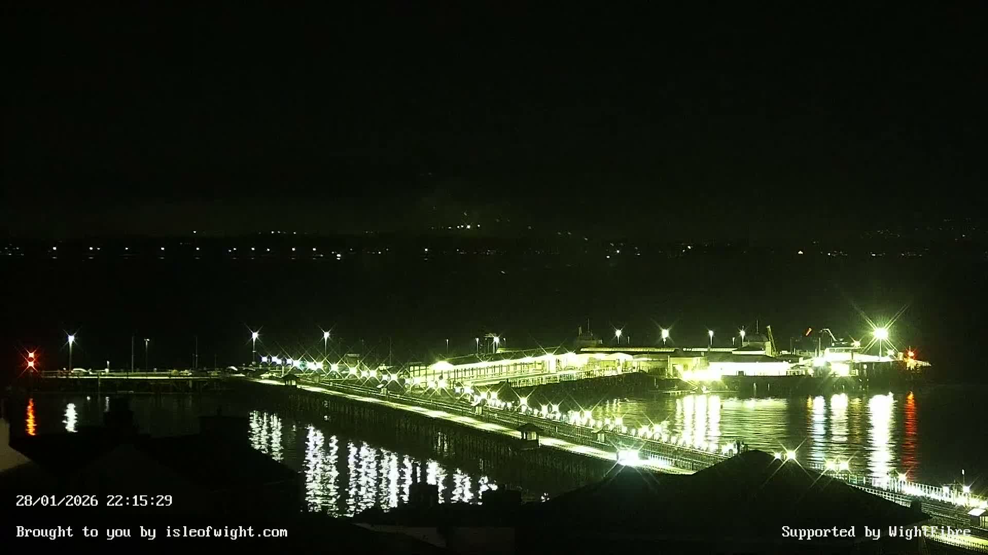 Ryde Pier & Island Line Railway Skyline Live Cam -Isle Of Wight, South East, England, United Kingdom 