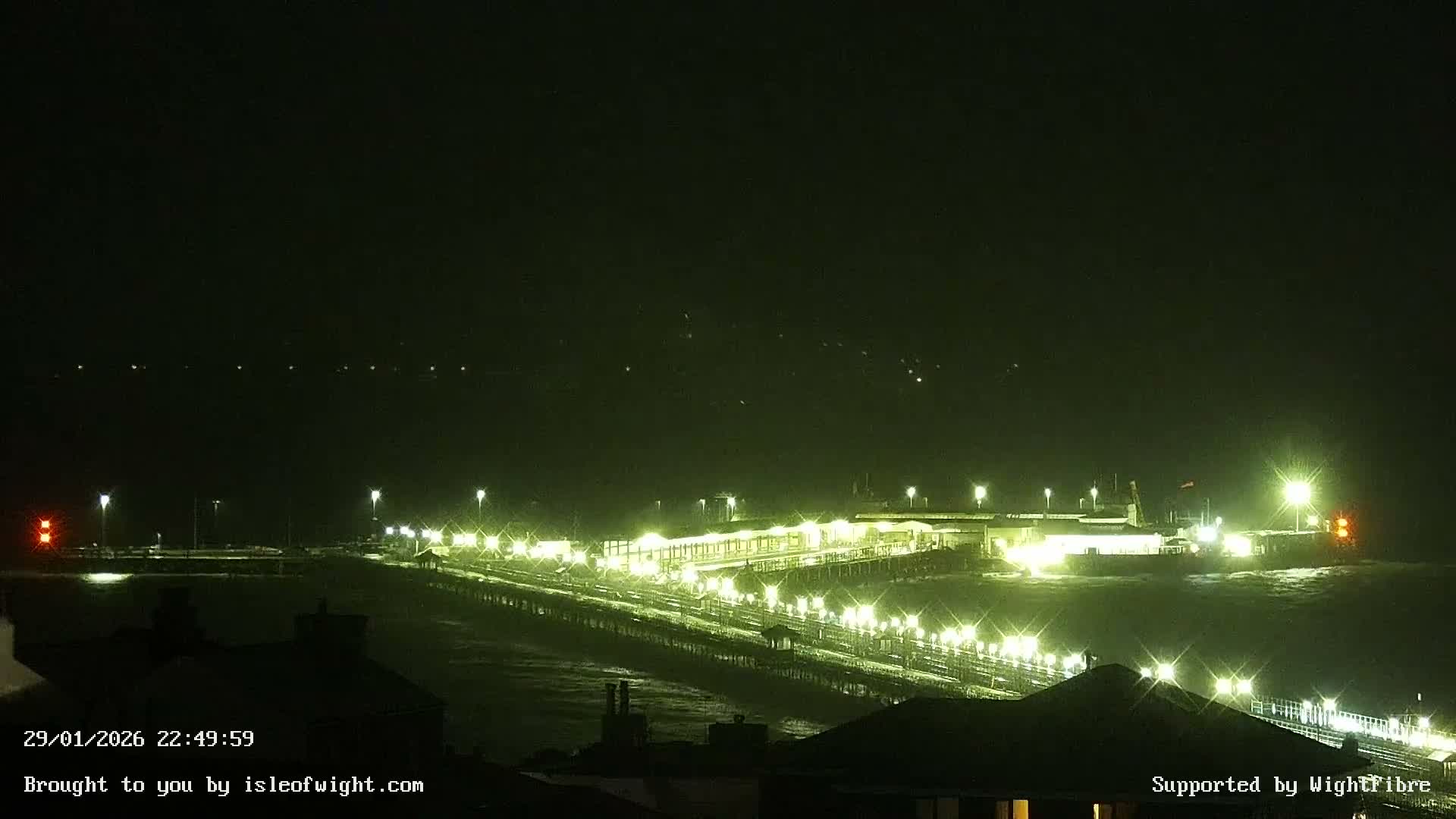 Ryde Pier & Island Line Railway Skyline Live Cam -Isle Of Wight, South East, England, United Kingdom 