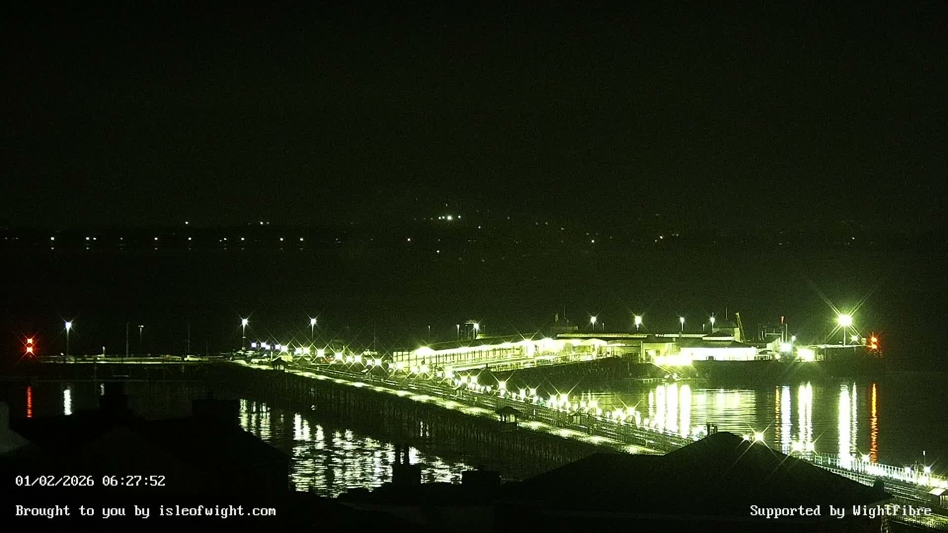 Ryde Pier & Island Line Railway Skyline Live Cam -Isle Of Wight, South East, England, United Kingdom 