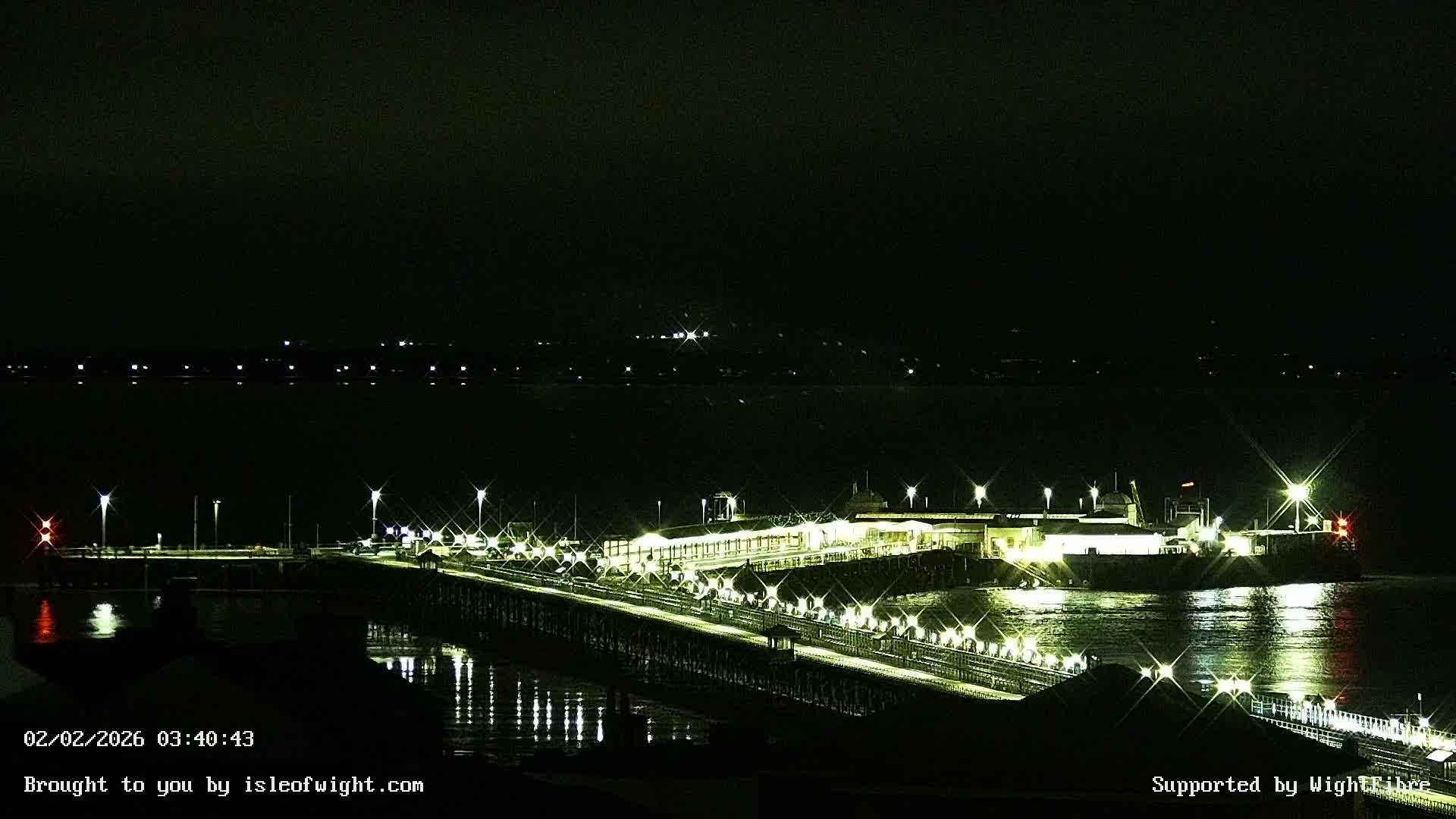 Ryde Pier & Island Line Railway Skyline Live Cam -Isle Of Wight, South East, England, United Kingdom 