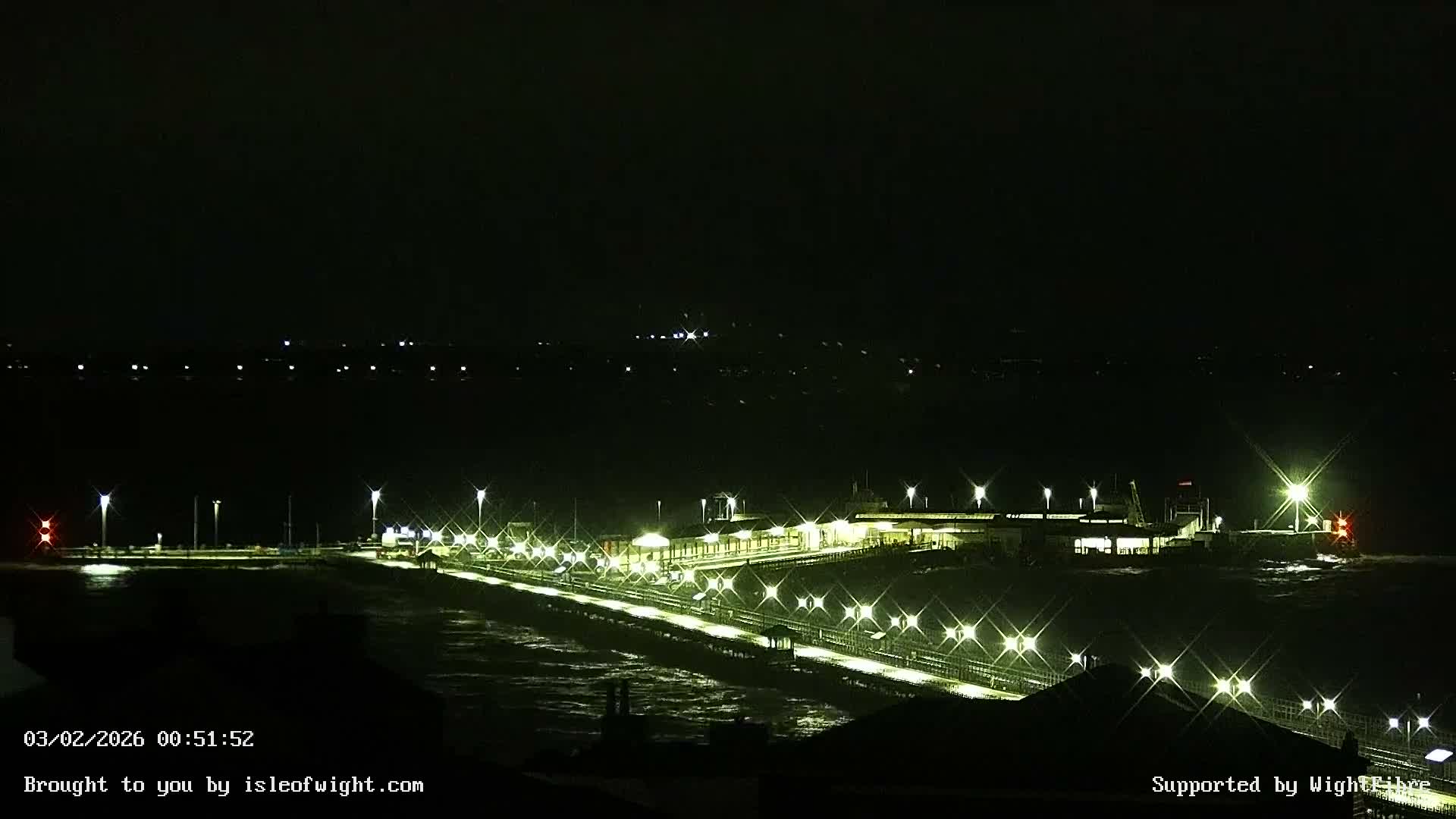 Ryde Pier & Island Line Railway Skyline Live Cam -Isle Of Wight, South East, England, United Kingdom 