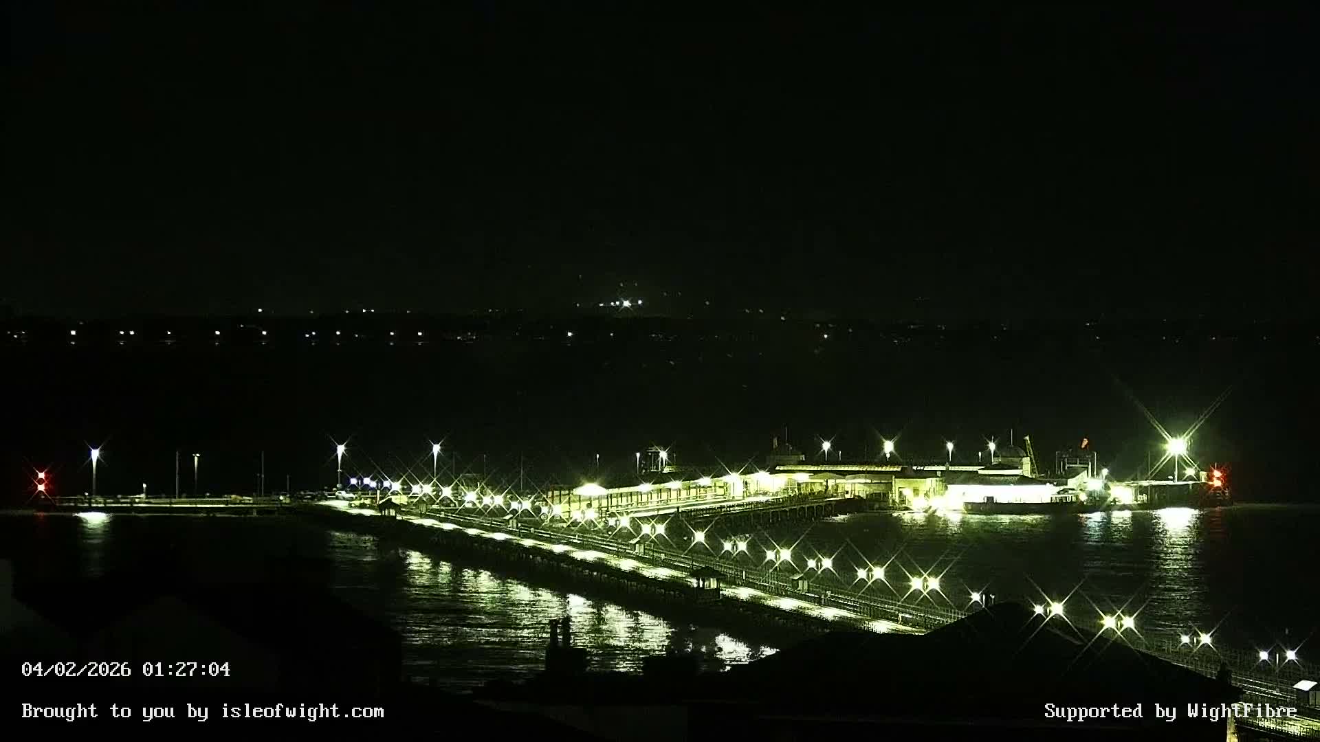 Ryde Pier & Island Line Railway Skyline Live Cam -Isle Of Wight, South East, England, United Kingdom 
