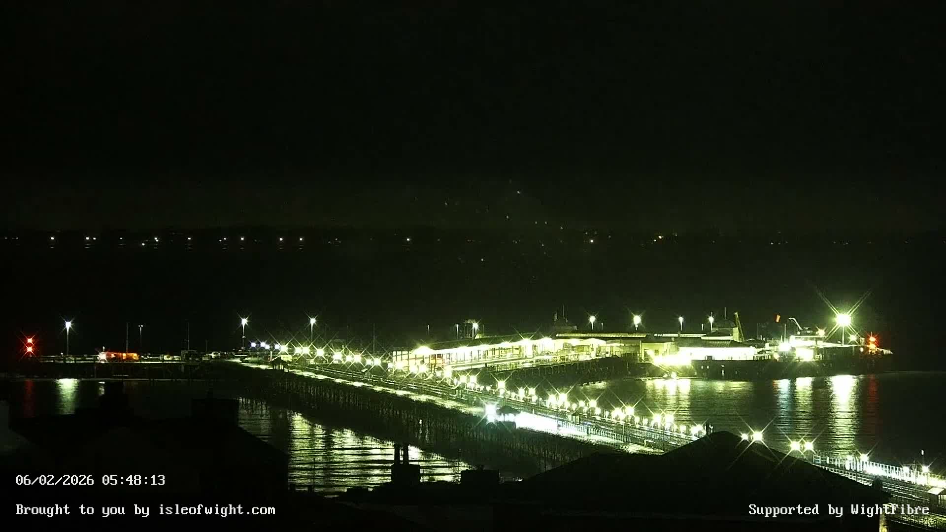 Ryde Pier & Island Line Railway Skyline Live Cam -Isle Of Wight, South East, England, United Kingdom 