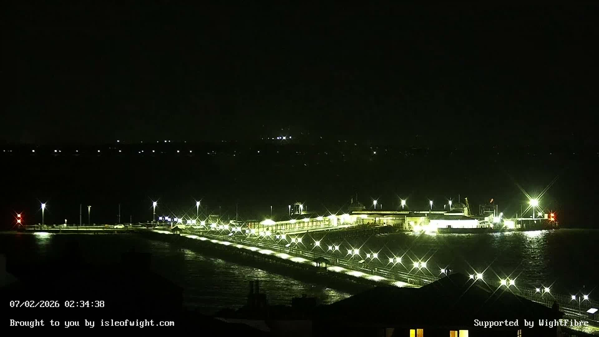 Ryde Pier & Island Line Railway Skyline Live Cam -Isle Of Wight, South East, England, United Kingdom 