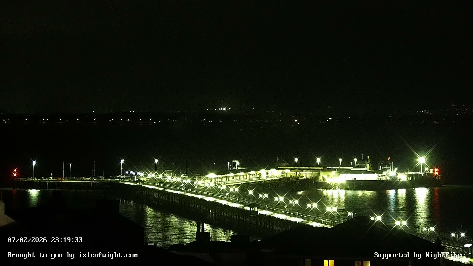 Ryde Pier & Island Line Railway Skyline Live Cam -Isle Of Wight, South East, England, United Kingdom 