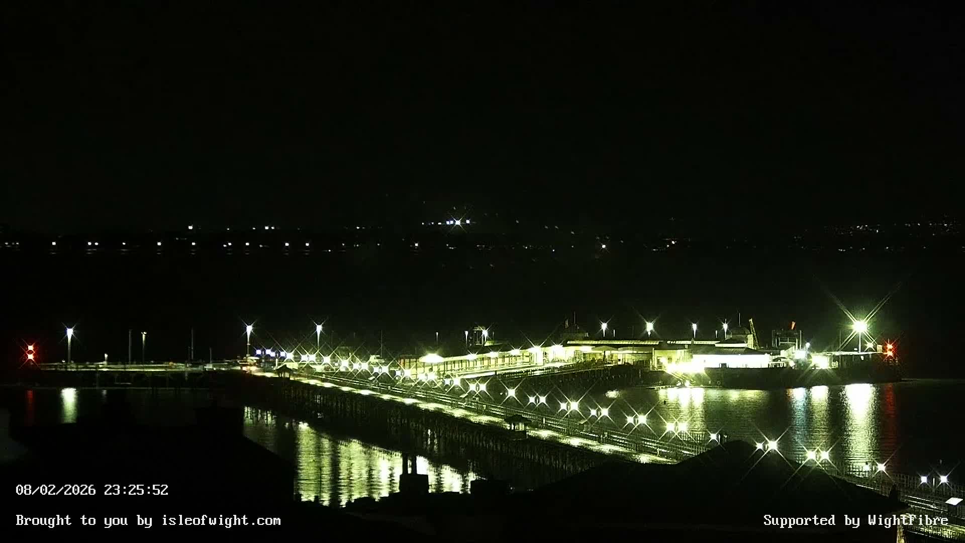 Ryde Pier & Island Line Railway Skyline Live Cam -Isle Of Wight, South East, England, United Kingdom 