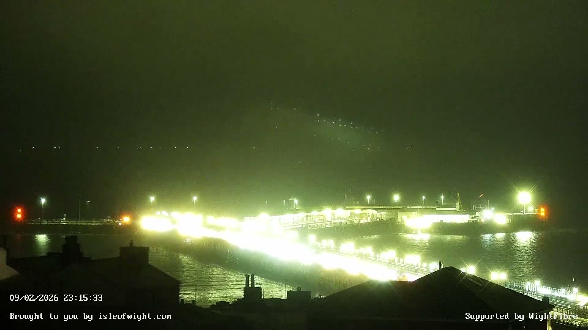 Ryde Pier & Island Line Railway Skyline Live Cam -Isle Of Wight, South East, England, United Kingdom 