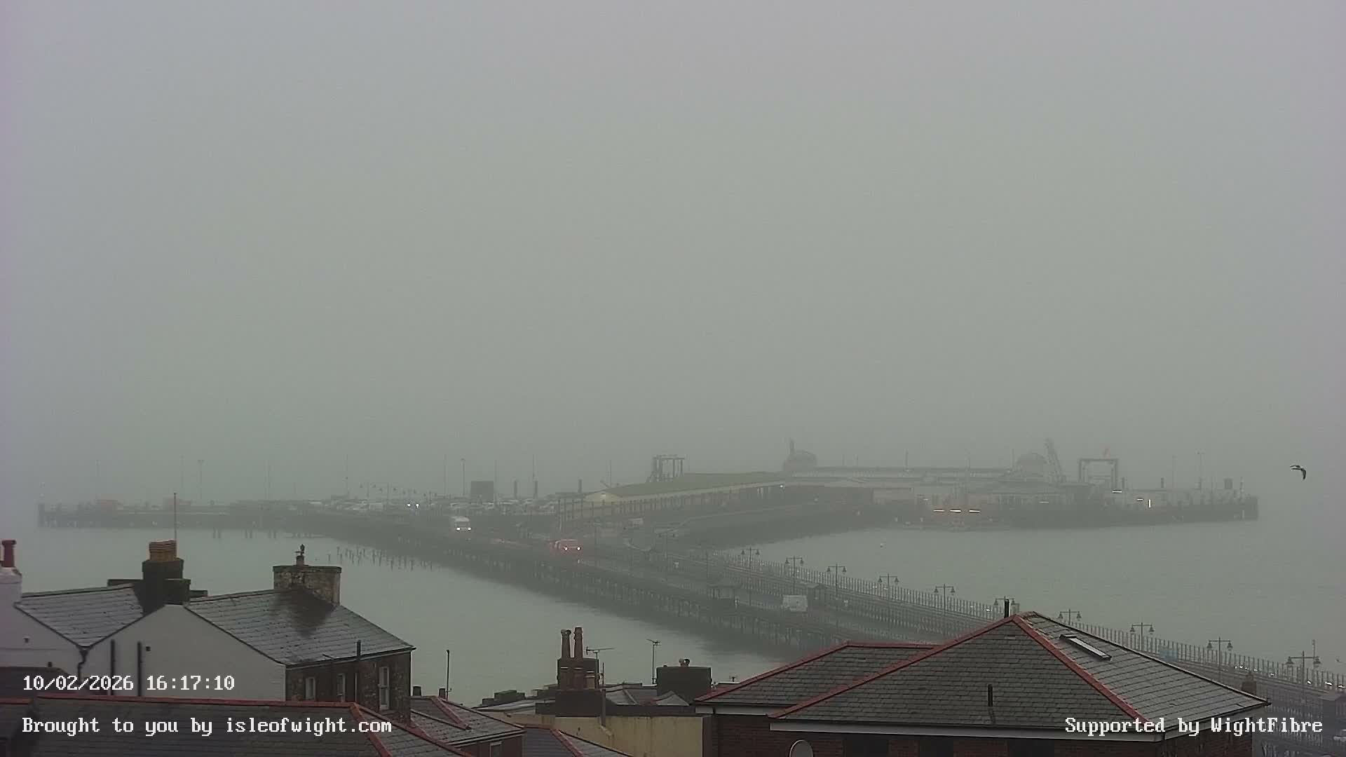 Ryde Pier & Island Line Railway Skyline Live Cam -Isle Of Wight, South East, England, United Kingdom 