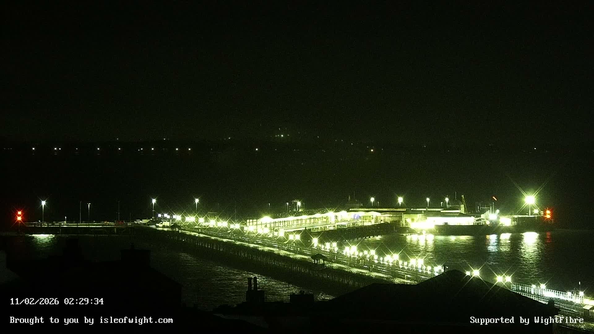 Ryde Pier & Island Line Railway Skyline Live Cam -Isle Of Wight, South East, England, United Kingdom 