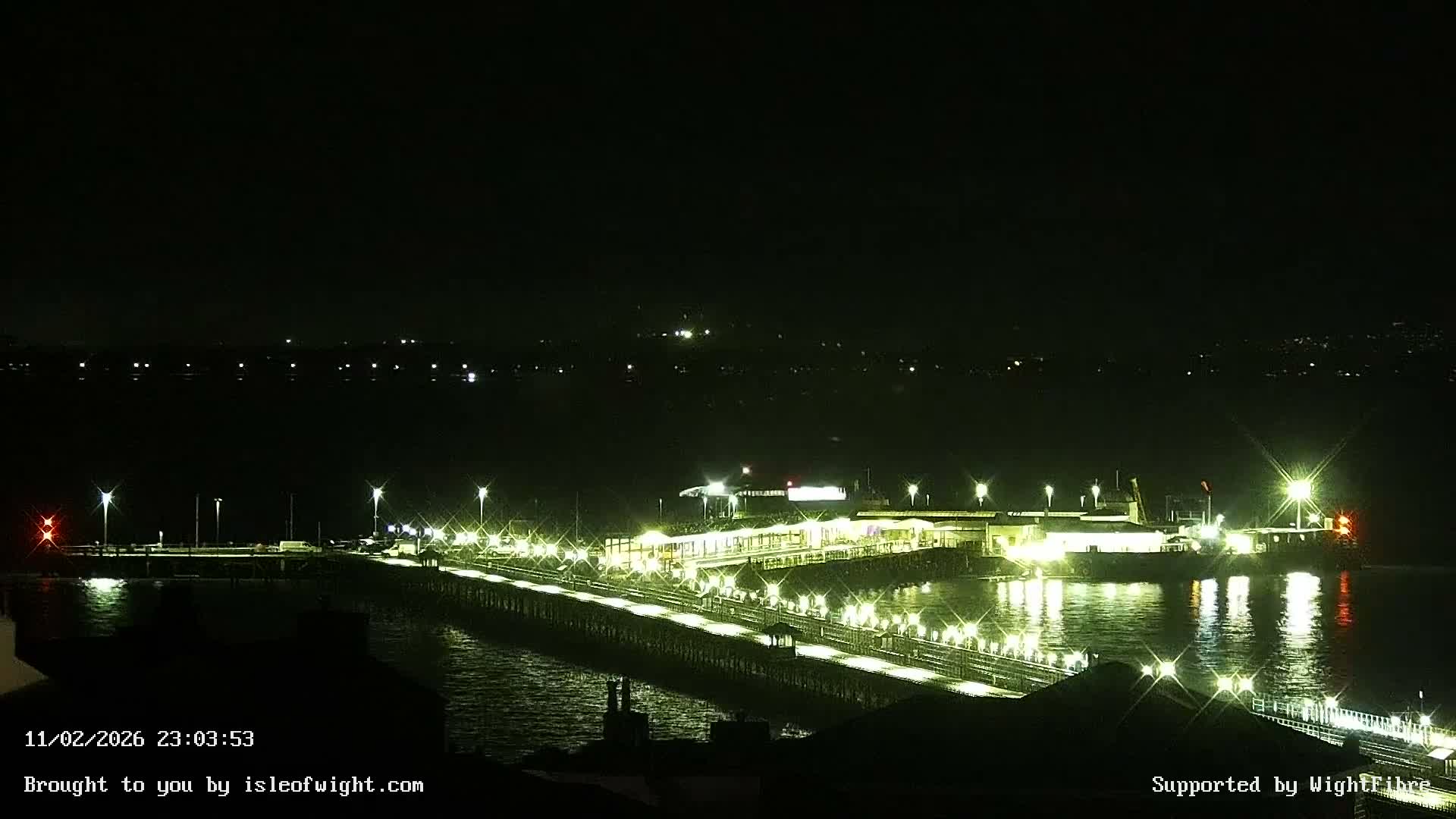 Ryde Pier & Island Line Railway Skyline Live Cam -Isle Of Wight, South East, England, United Kingdom 