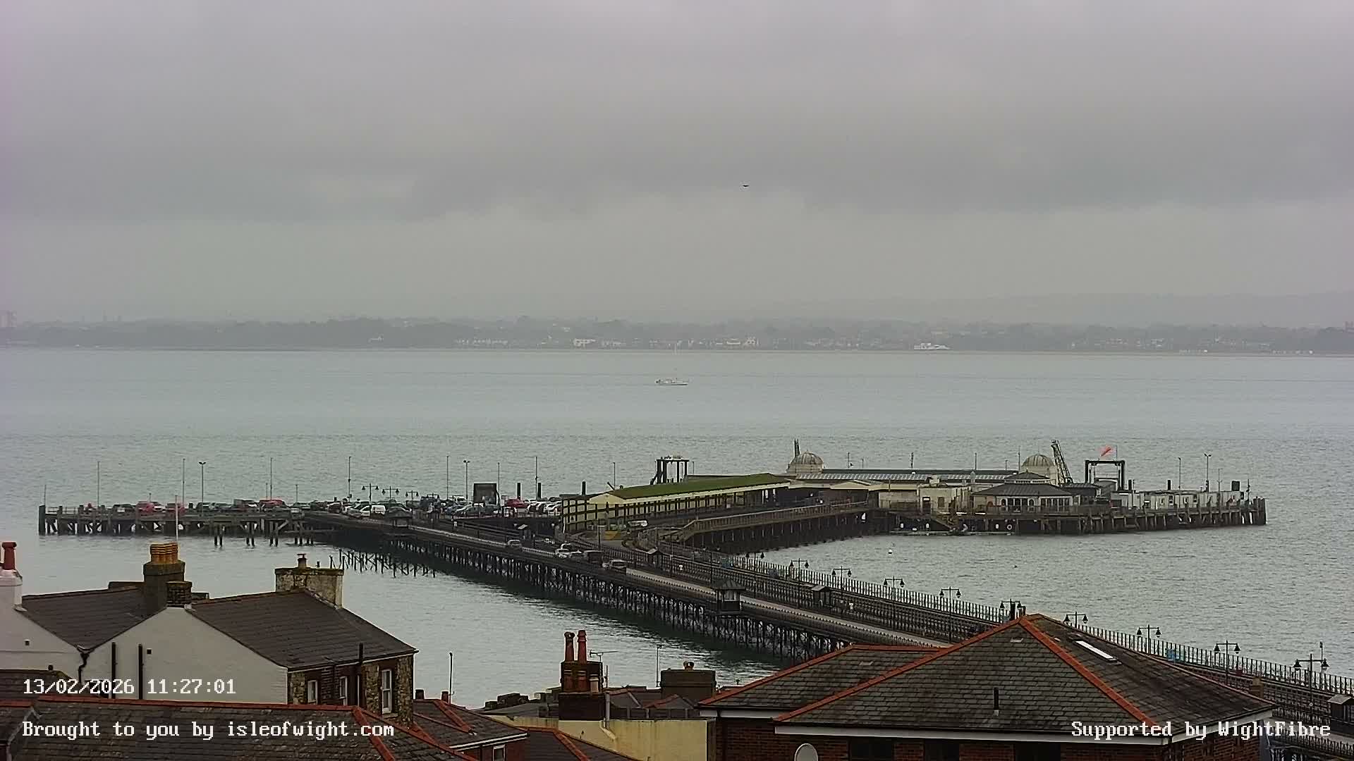 Ryde Pier & Island Line Railway Skyline Live Cam -Isle Of Wight, South East, England, United Kingdom 