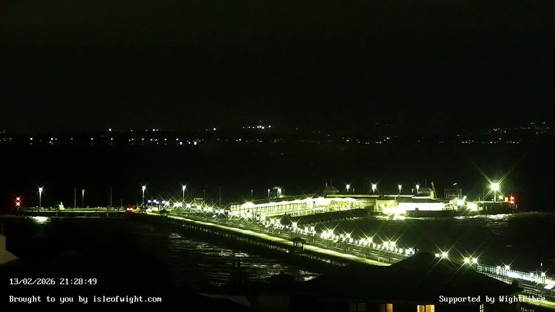 Ryde Pier & Island Line Railway Skyline Live Cam -Isle Of Wight, South East, England, United Kingdom 