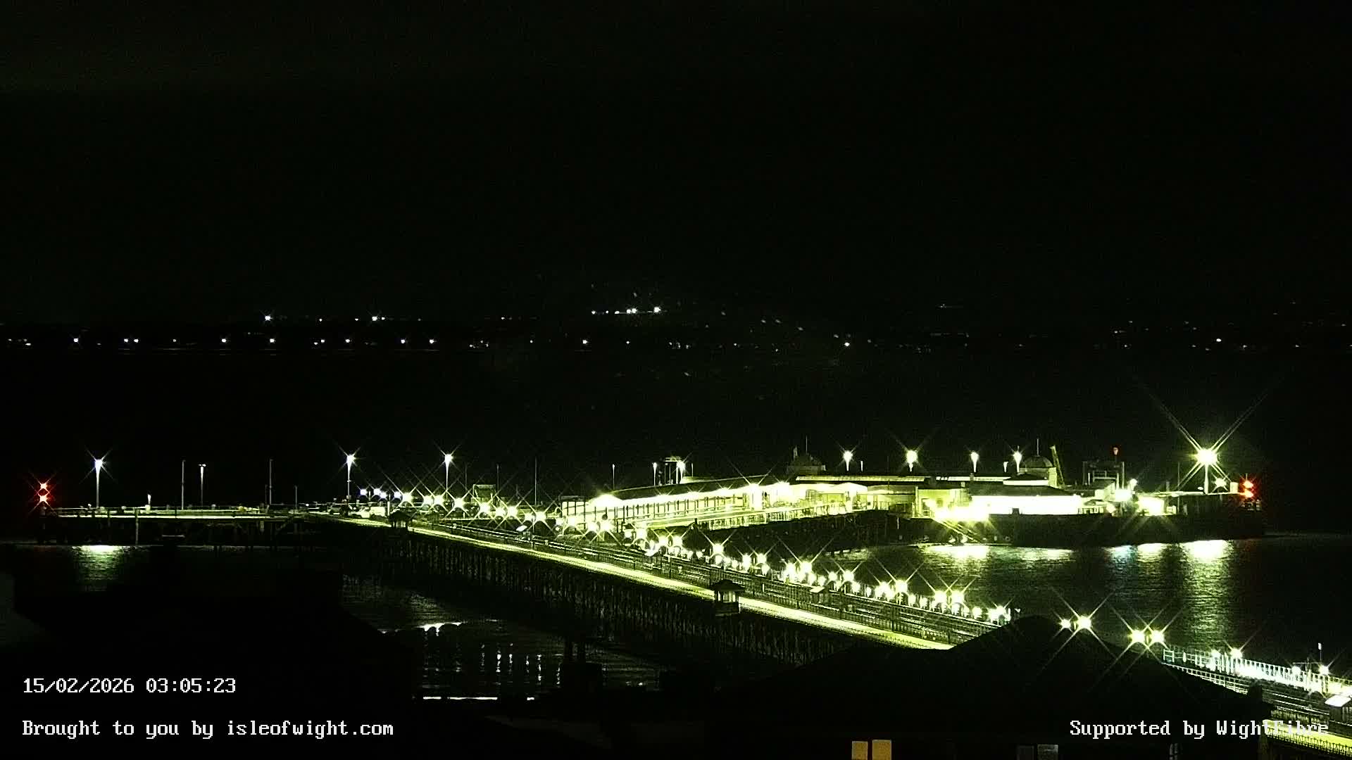Ryde Pier & Island Line Railway Skyline Live Cam -Isle Of Wight, South East, England, United Kingdom 