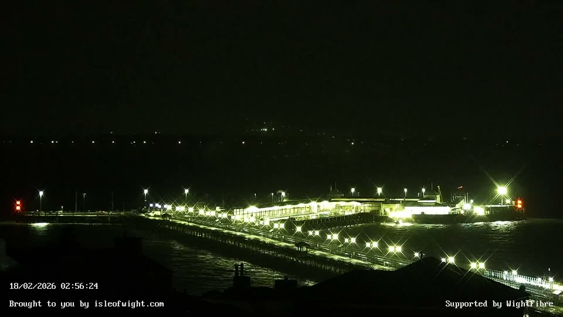 Ryde Pier & Island Line Railway Skyline Live Cam -Isle Of Wight, South East, England, United Kingdom 