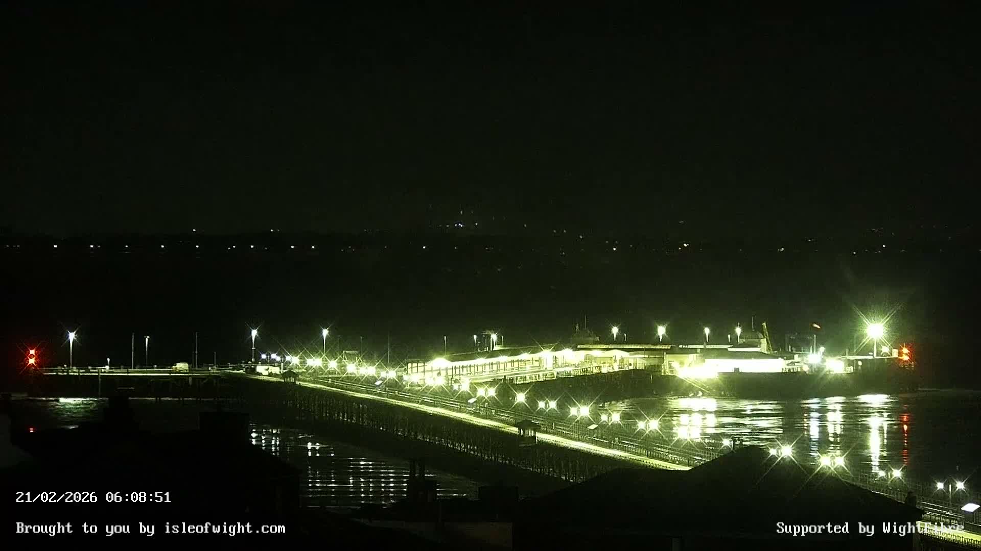 Ryde Pier & Island Line Railway Skyline Live Cam -Isle Of Wight, South East, England, United Kingdom 