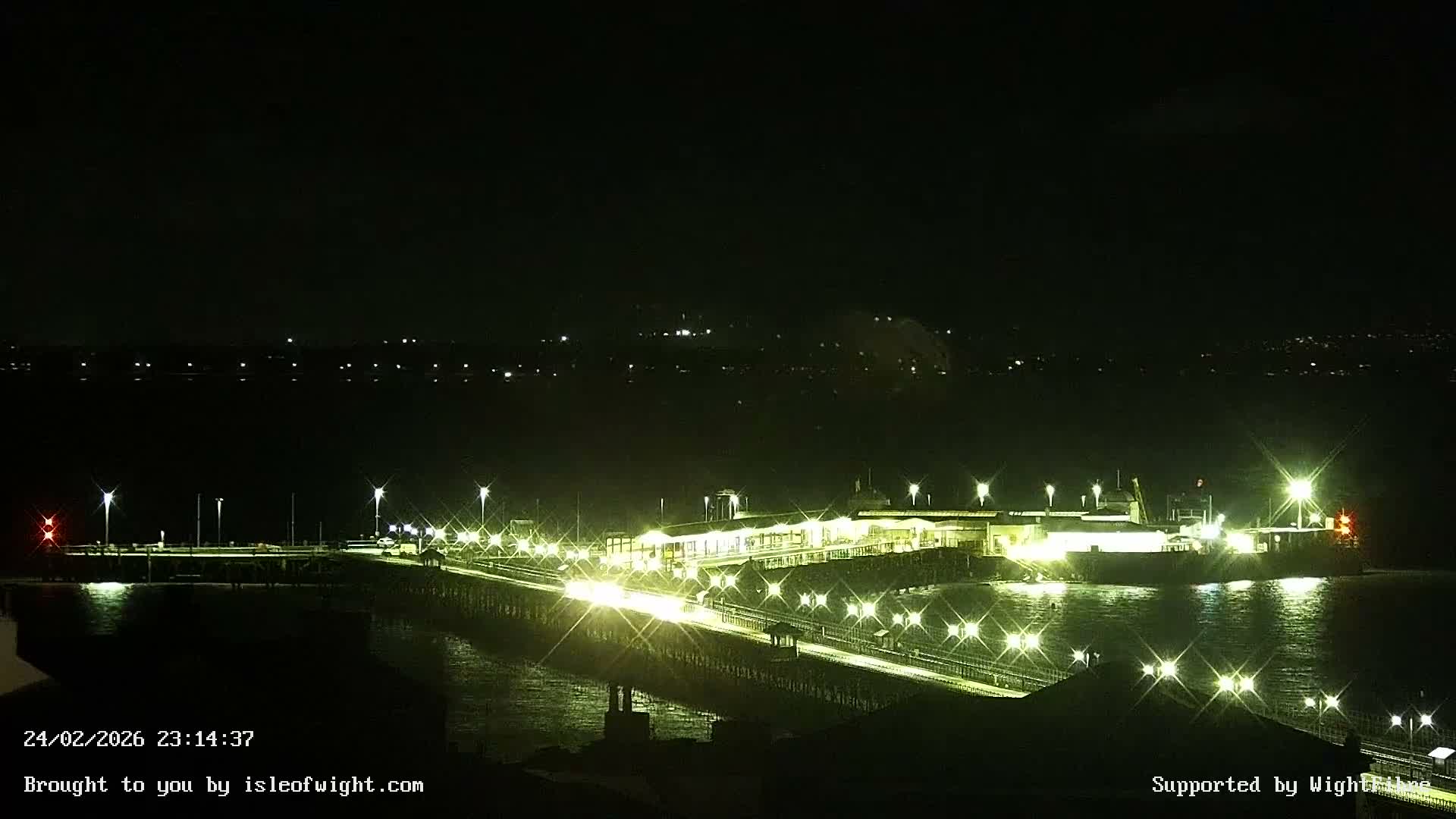Ryde Pier & Island Line Railway Skyline Live Cam -Isle Of Wight, South East, England, United Kingdom 